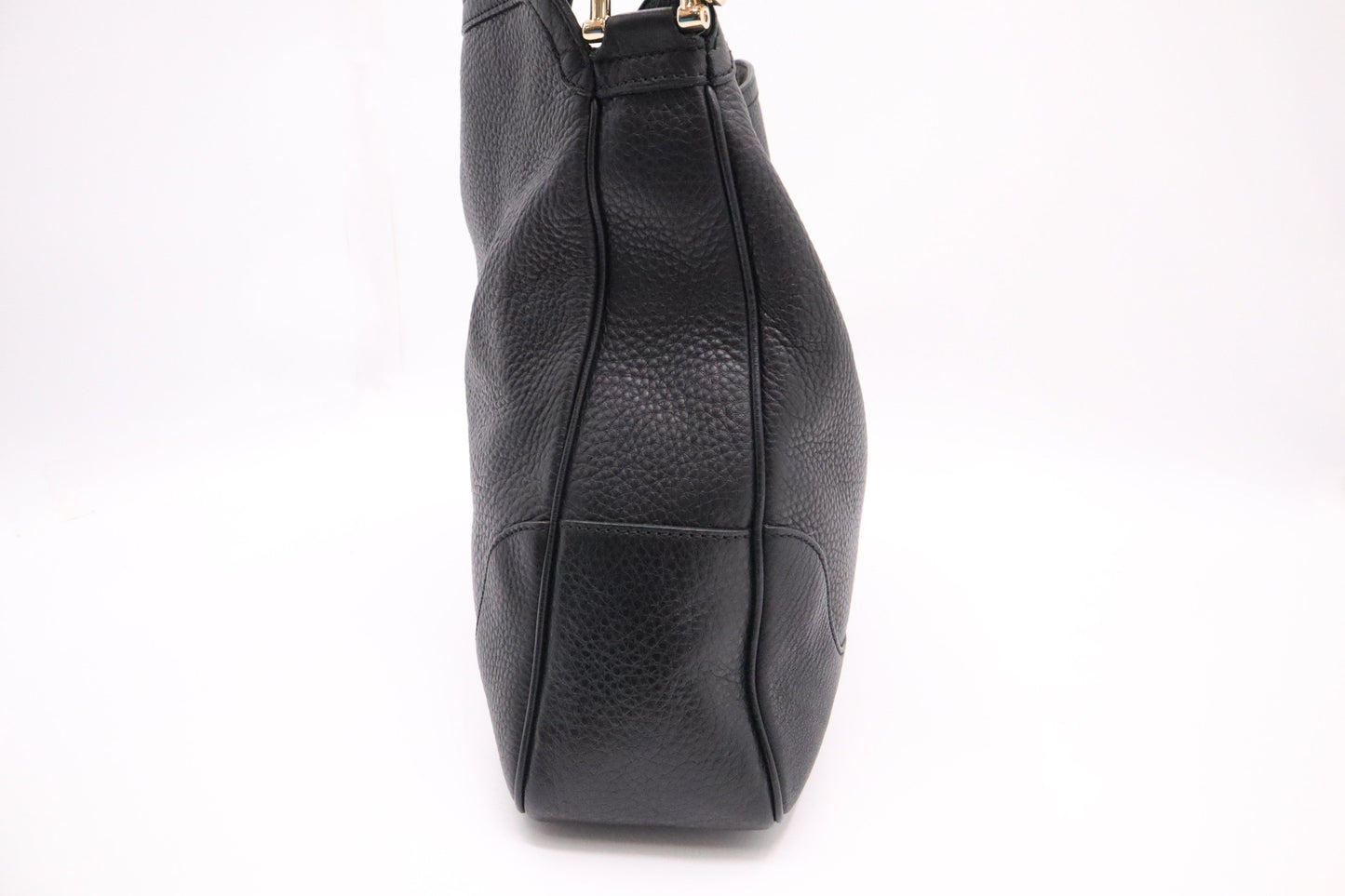 Gucci Bamboo 2-Way Tote in Black Leather