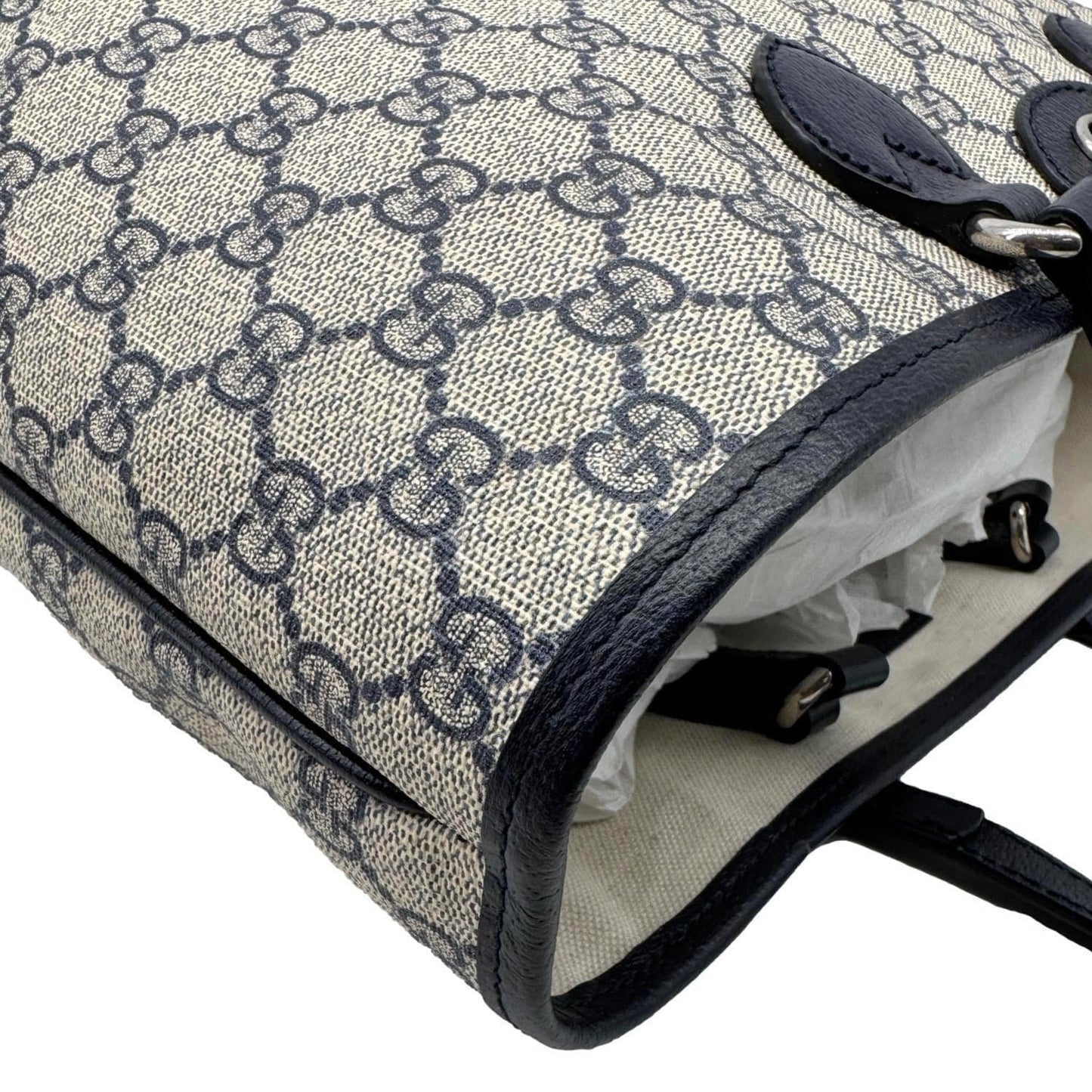 GUCCI Ophidia Medium GG Supreme Canvas Tote Beige 765043