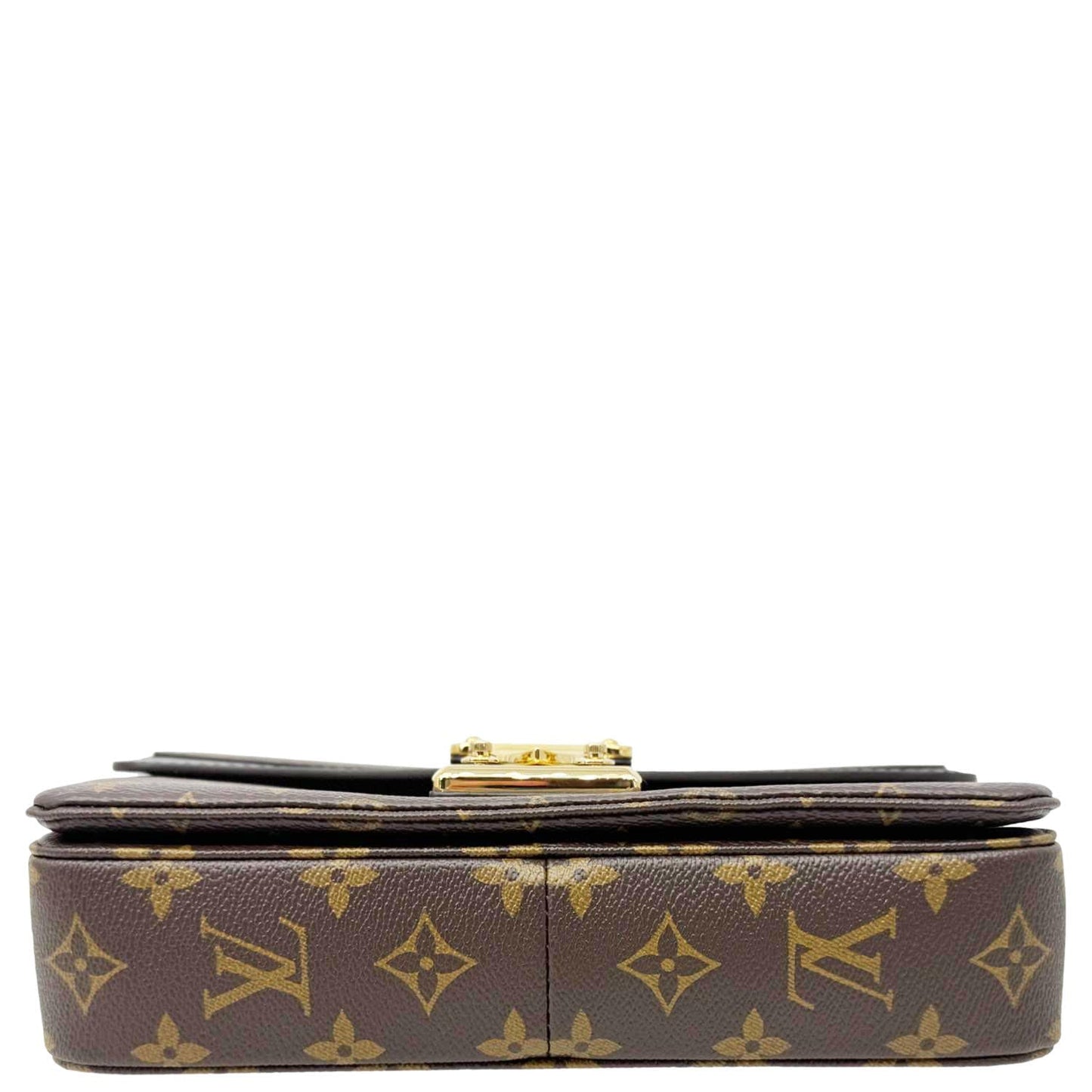 LOUIS VUITTON Marceau Monogram Canvas Chain Shoulder Bag Black