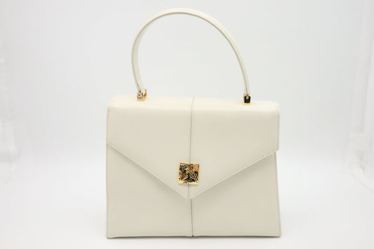 YSL Saint Laurent Handbag in White Leather