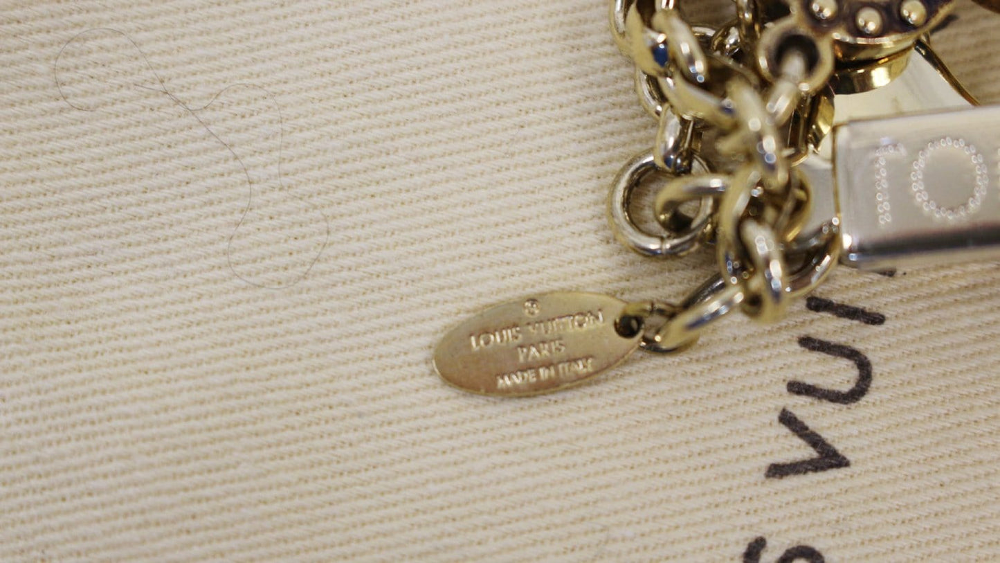 LOUIS VUITTON Monogram Flower Bijoux Sac Tapage Bag Charm