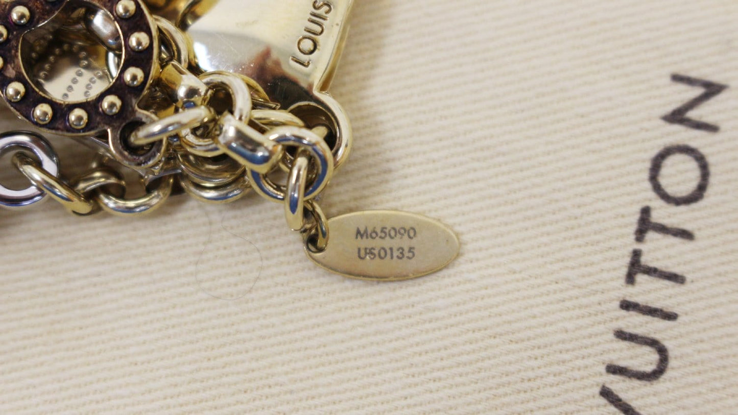 LOUIS VUITTON Monogram Flower Bijoux Sac Tapage Bag Charm