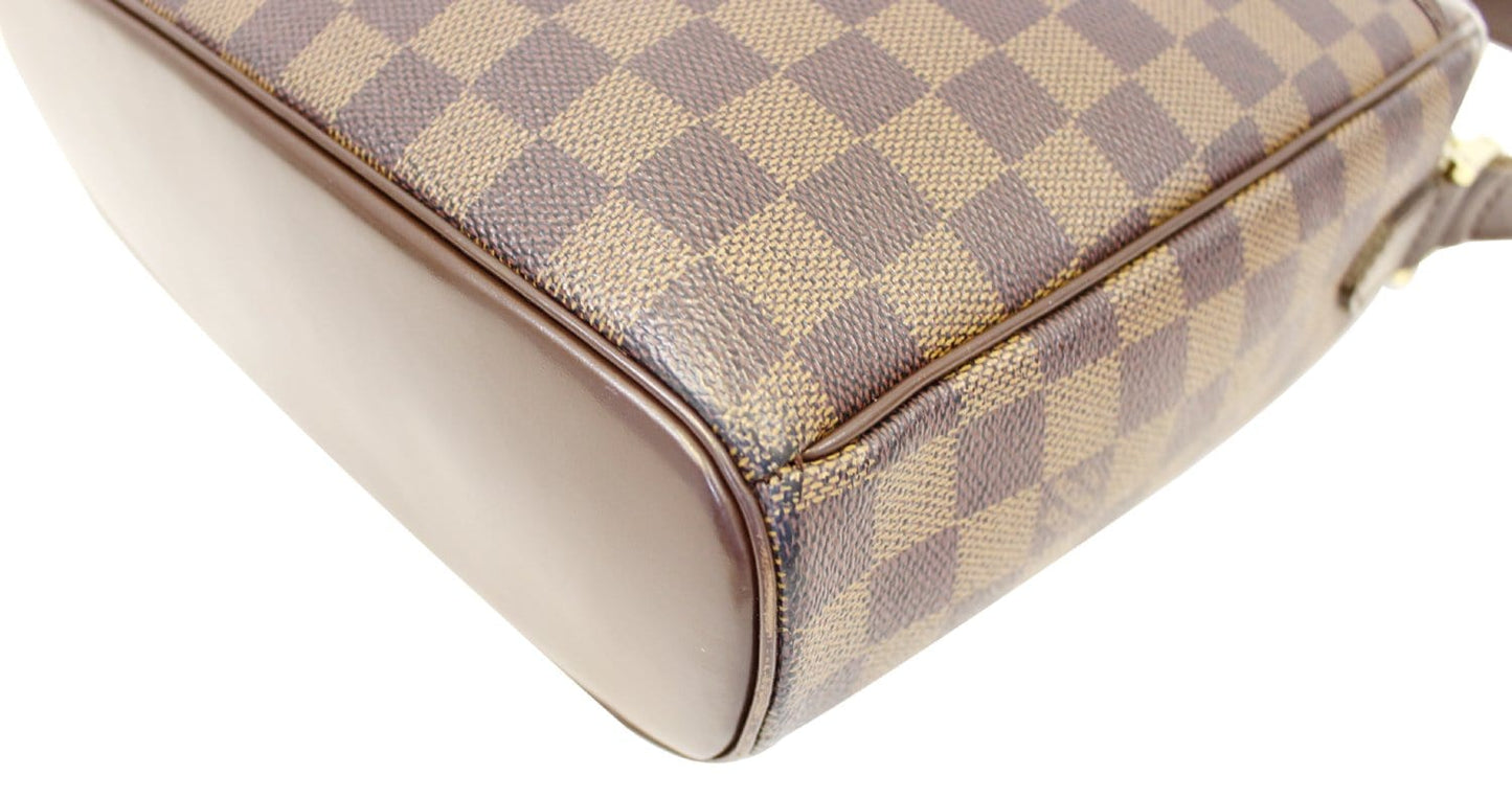 LOUIS VUITTON Damier Ebene Ipanema GM Brown Crossbody Bag