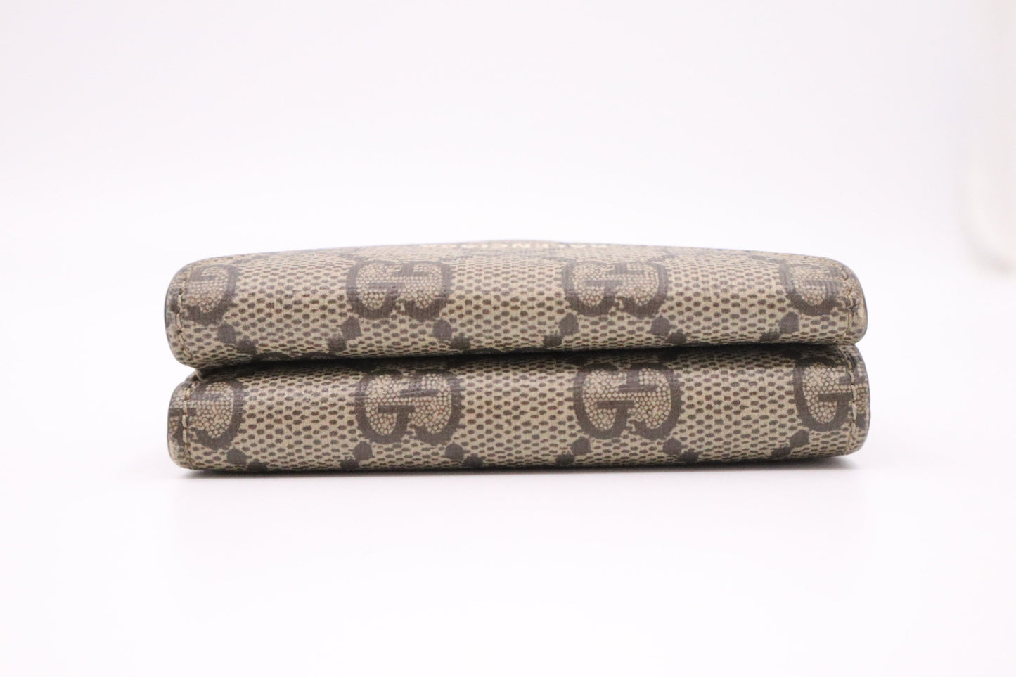 Gucci x Balenciaga Compact Wallet in GG Supreme Canvas