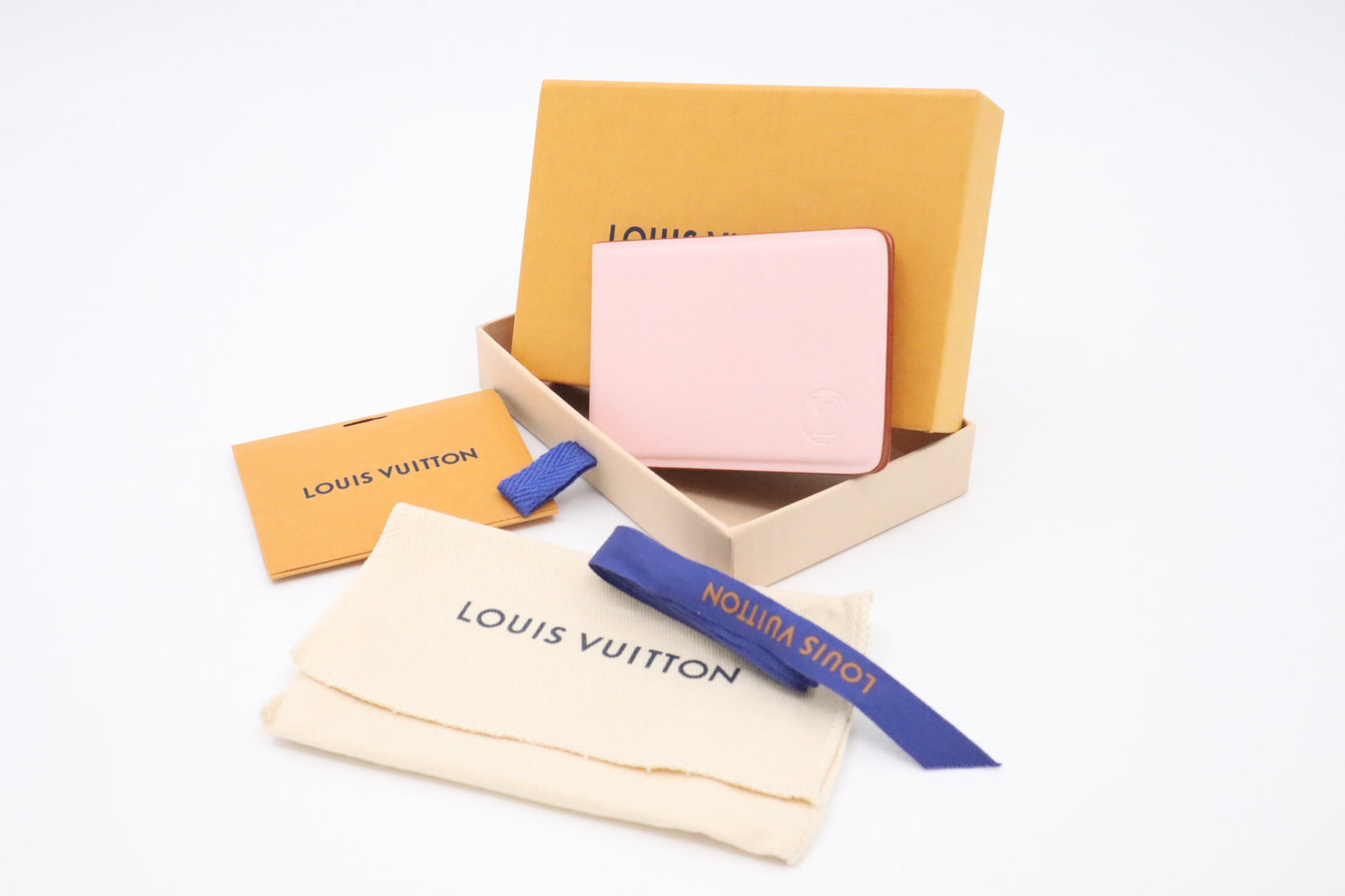 Louis Vuitton Mirror Case in Pink Leather