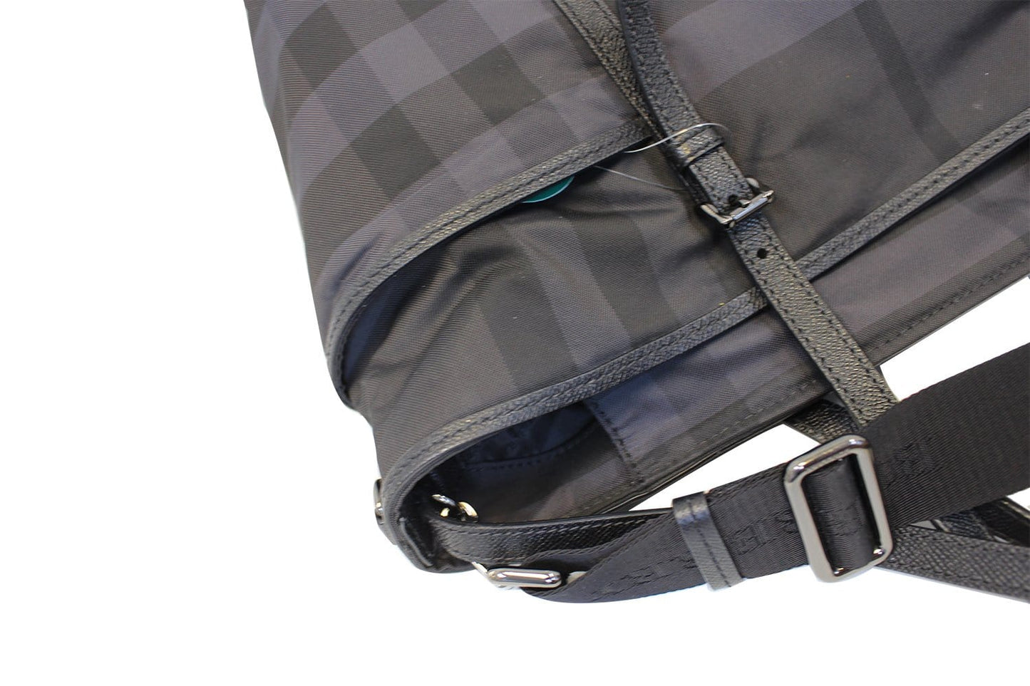 BURBERRY Graceford Tonal Check Diaper Shoulder Bag