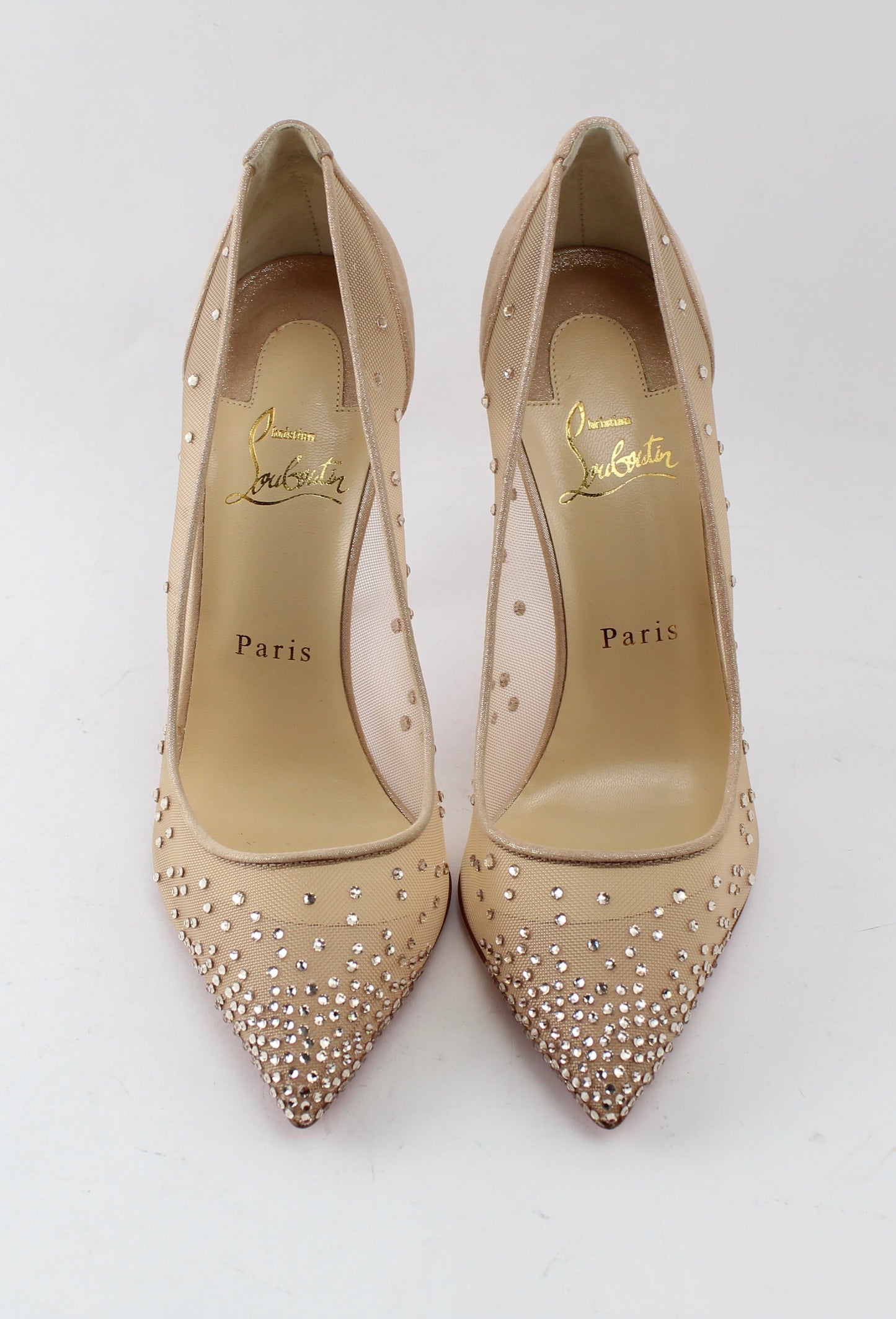 CHRISTIAN LOUBOUTIN FOLLIES STRASS 100mm