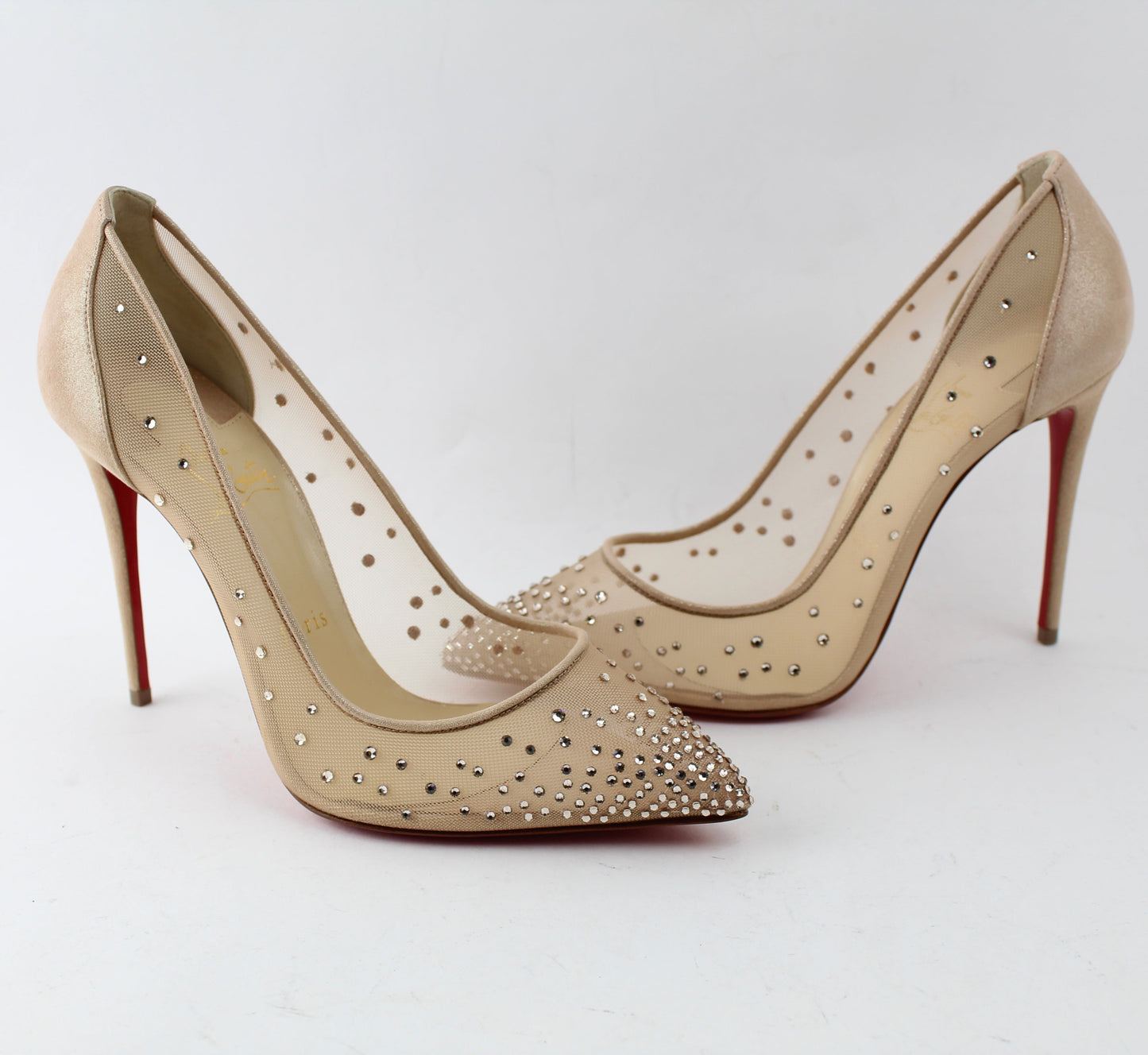 CHRISTIAN LOUBOUTIN FOLLIES STRASS 100mm
