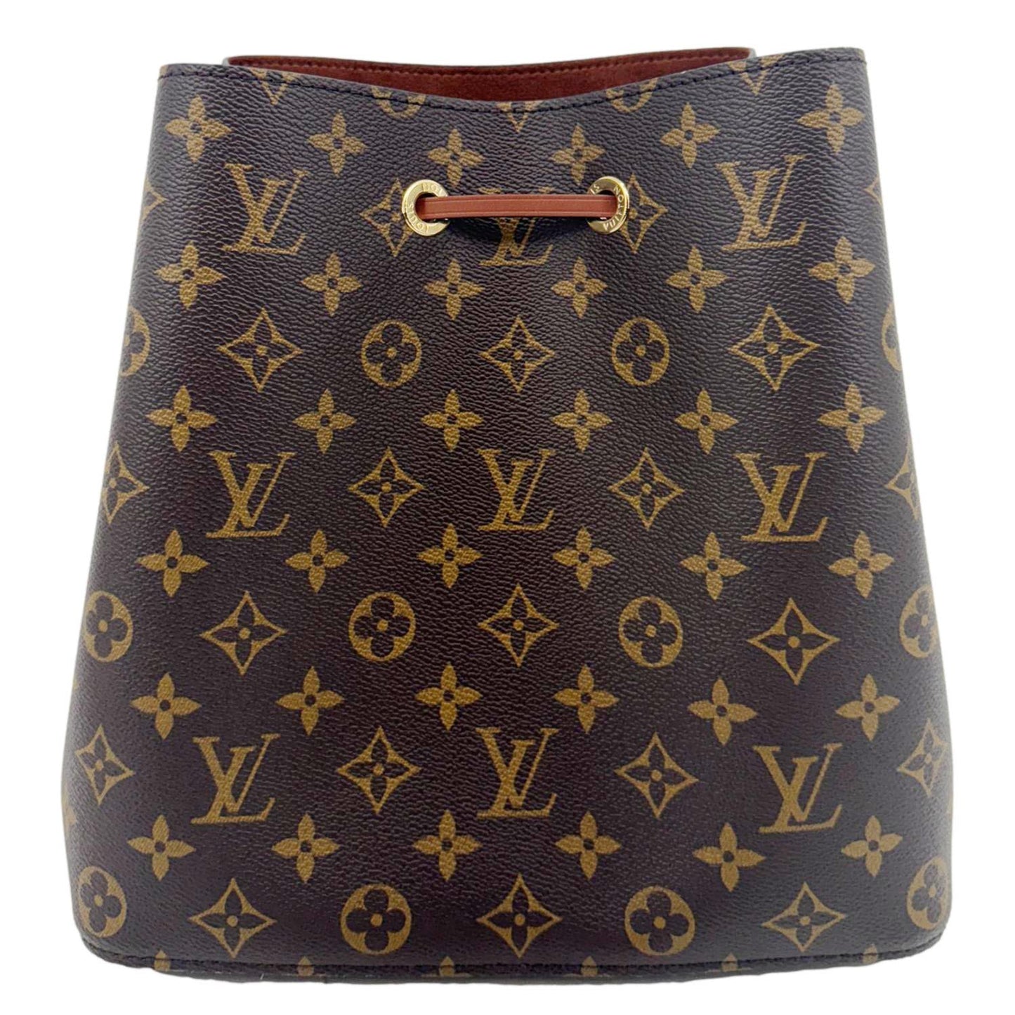 LOUIS VUITTON Neonoe MM Monogram Canvas Shoulder Bag Caramel