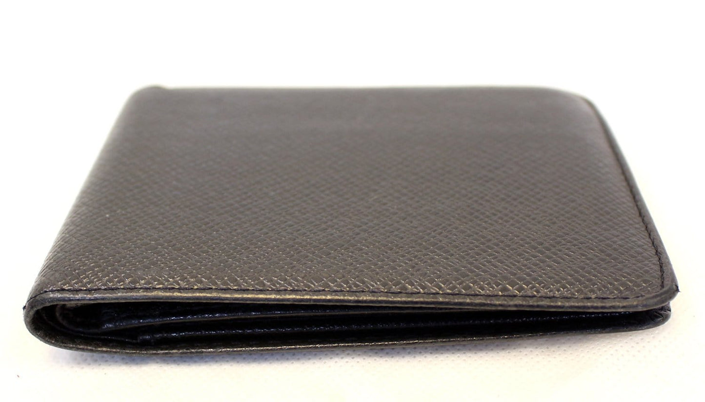 LOUIS VUITTON Slate Taiga Billfold Black Wallet - Sale