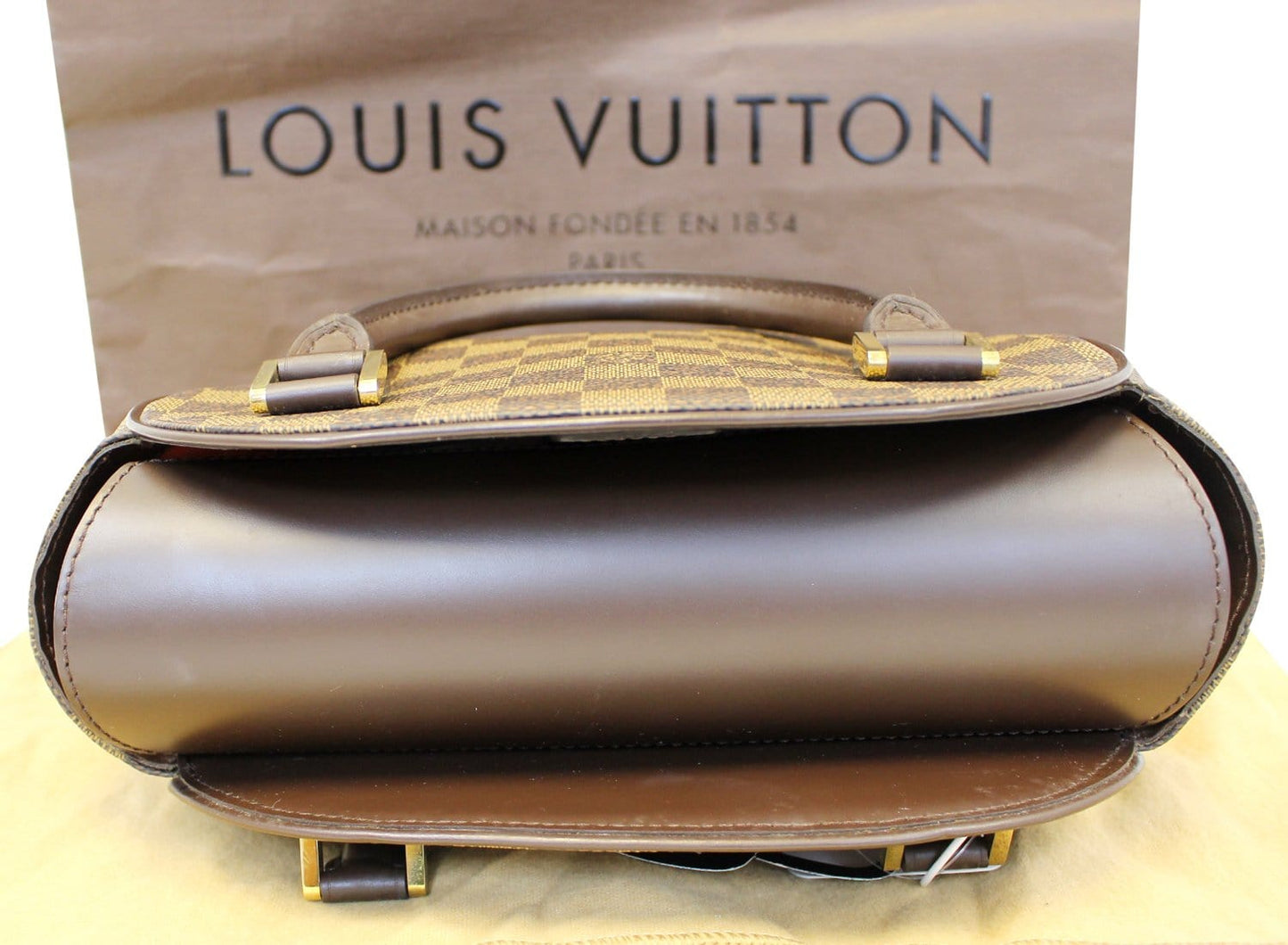 LOUIS VUITTON Damier Ebene Sarria Seau Tote Bag