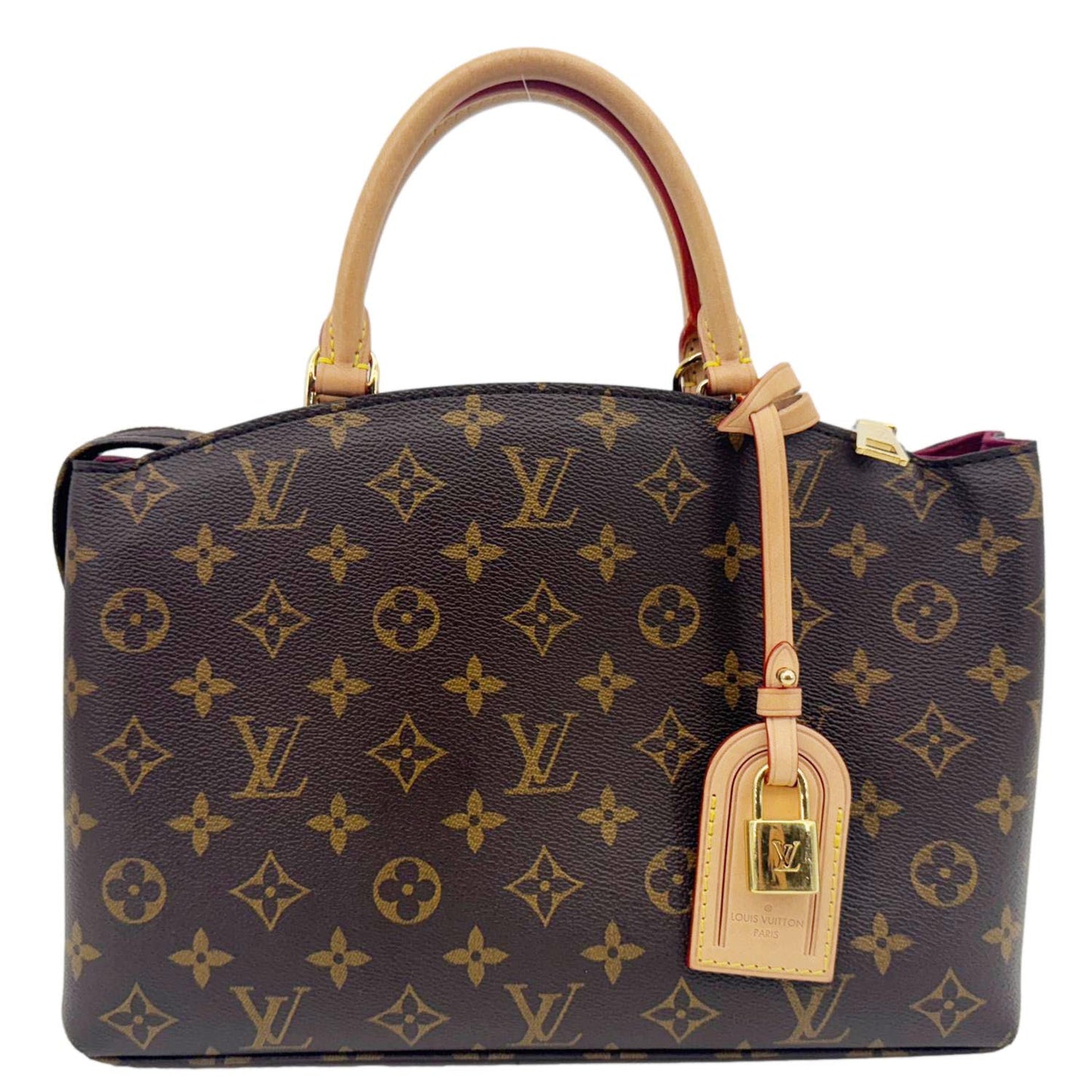 LOUIS VUITTON Petit Palais Monogram Canvas Shoulder Bag Brown
