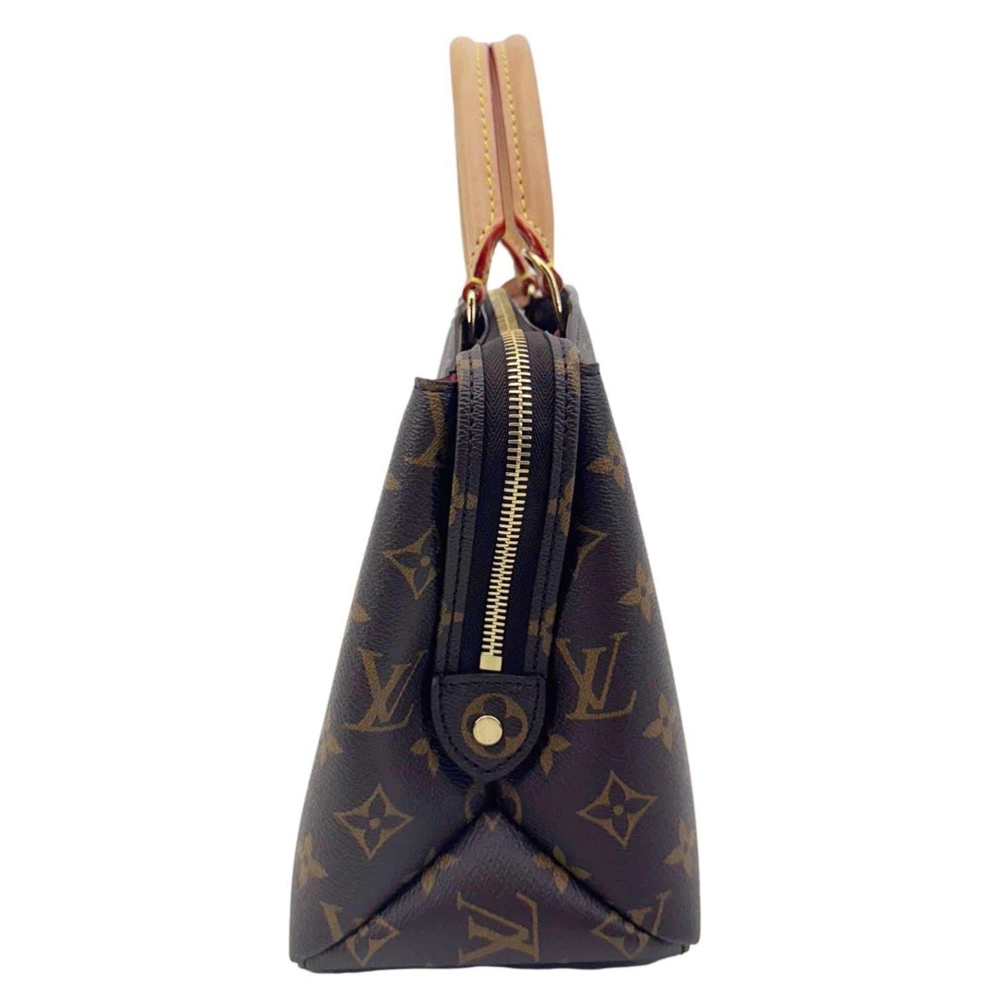 LOUIS VUITTON Petit Palais Monogram Canvas Shoulder Bag Brown