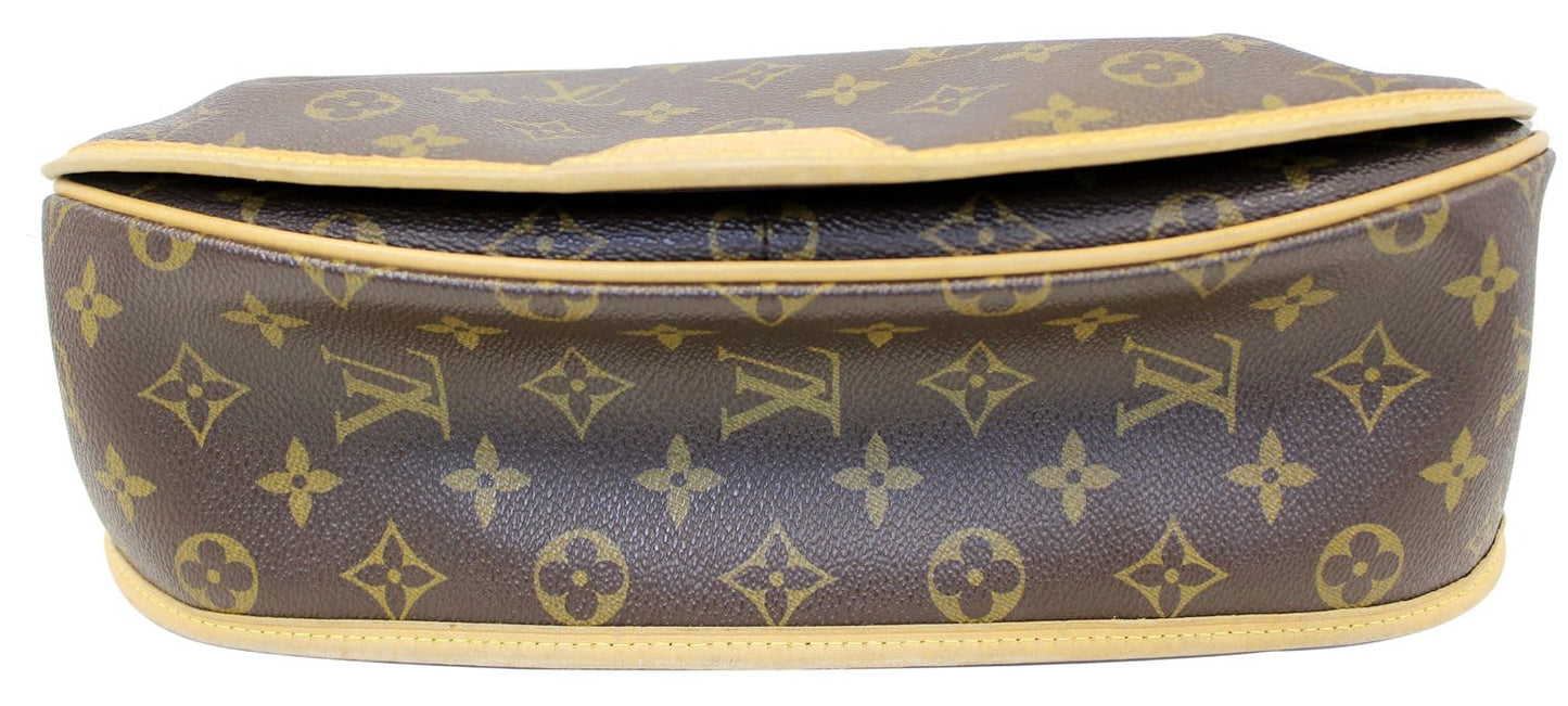LOUIS VUITTON Monogram Canvas Menilmontant MM Crossbody Bag