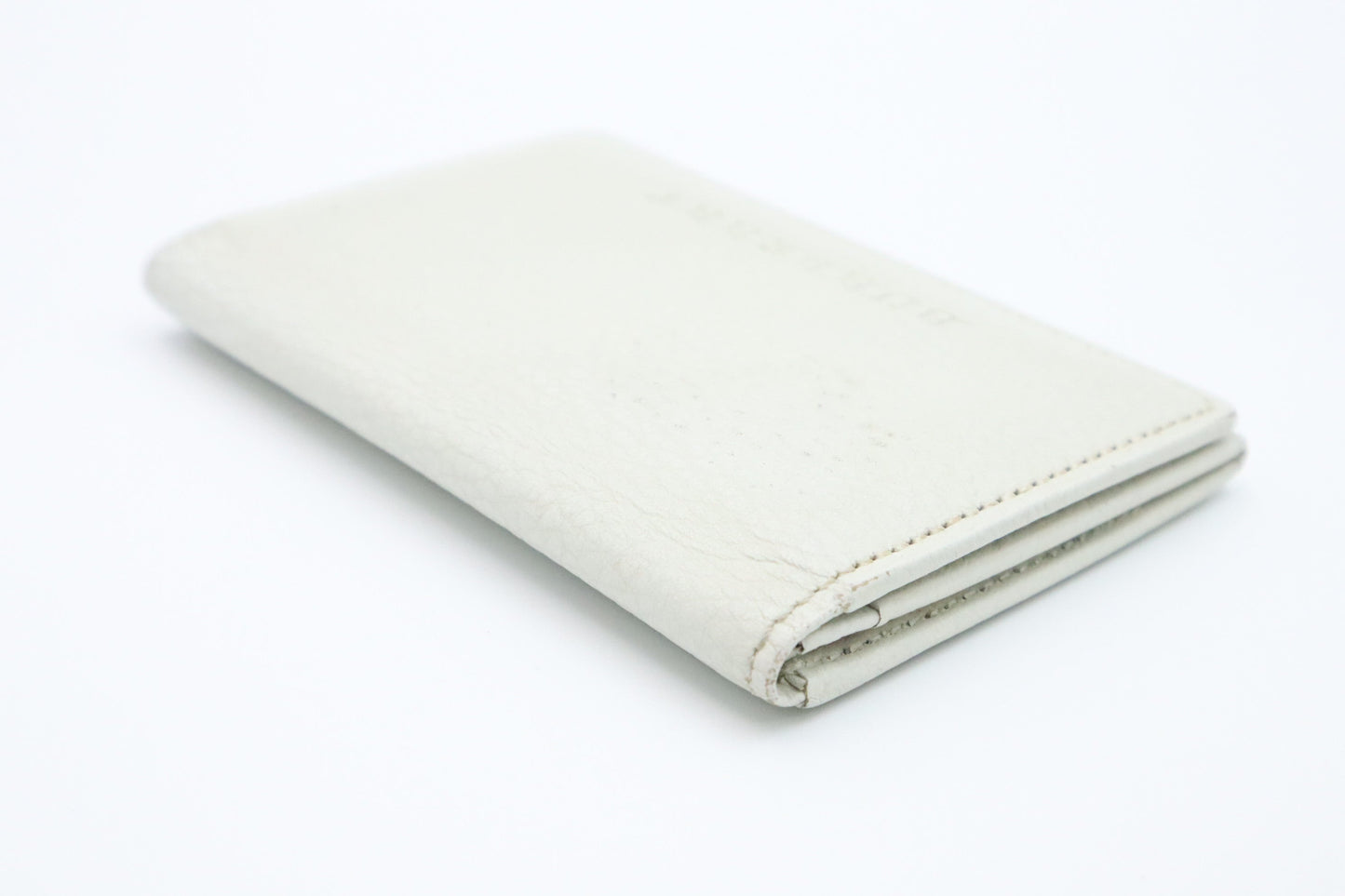 Burberry Card Case in Ivory Leather