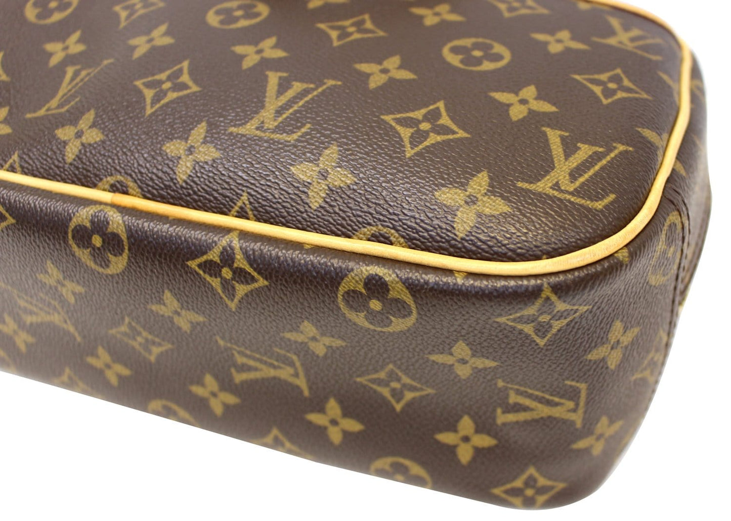 LOUIS VUITTON Monogram Canvas Trouville Boston Travel Handbag