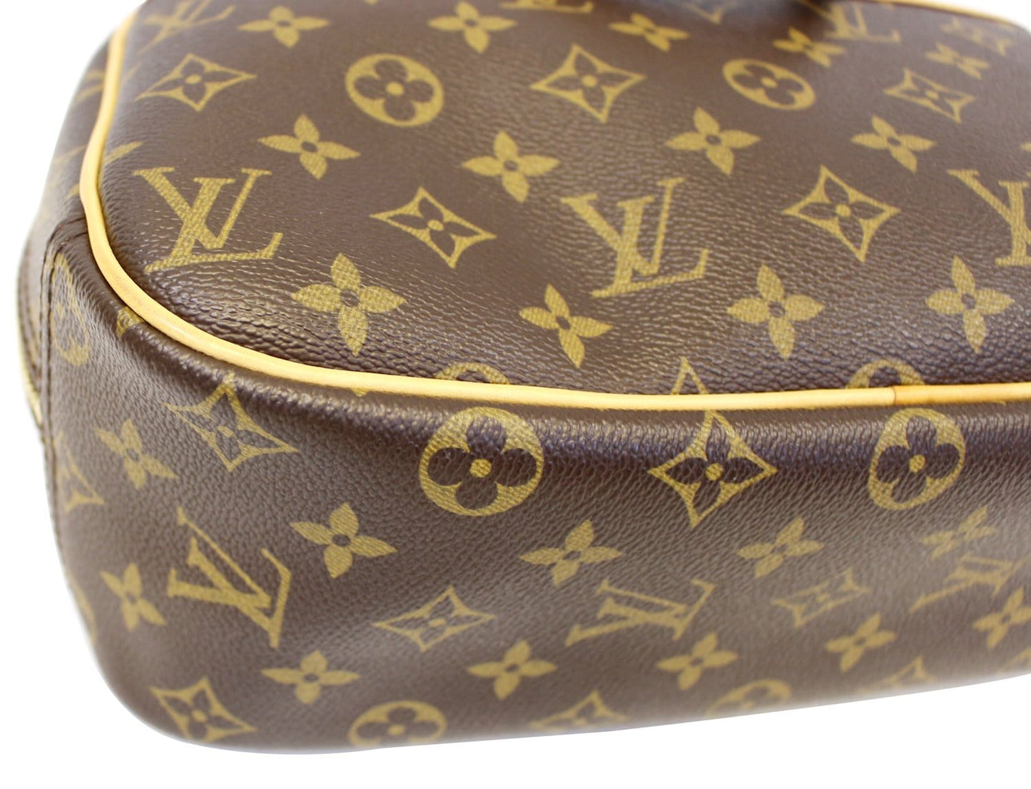 LOUIS VUITTON Monogram Canvas Trouville Boston Travel Handbag