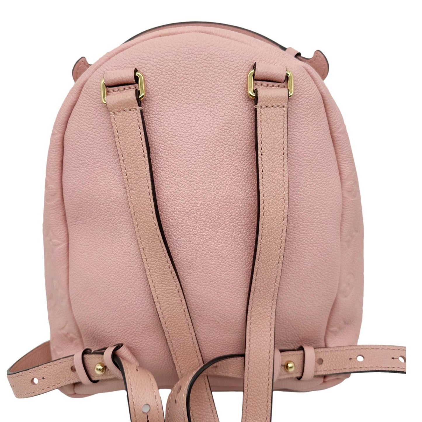 LOUIS VUITTON Sorbonne Monogram Empreinte Leather Backpack Pink