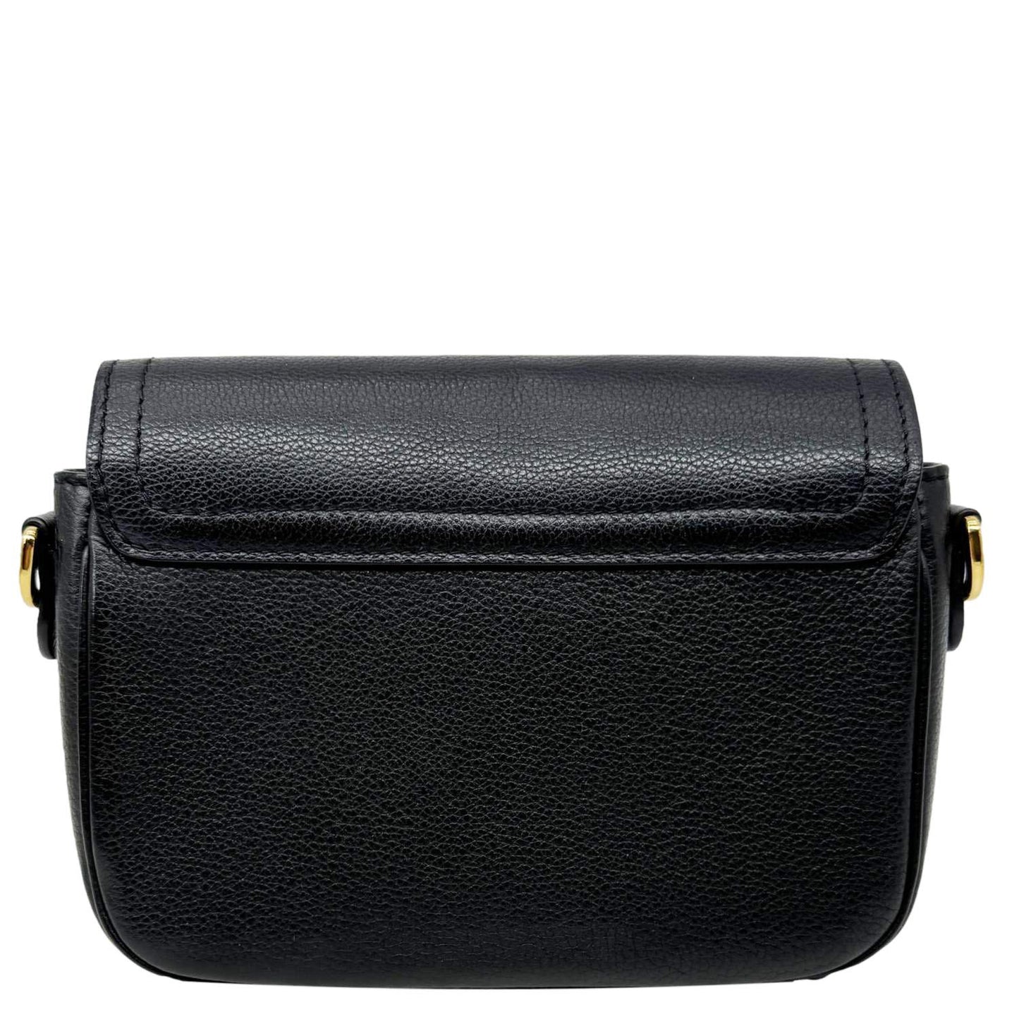LOUIS VUITTON Lockme Tender Calfskin Leather Shoulder Bag Black