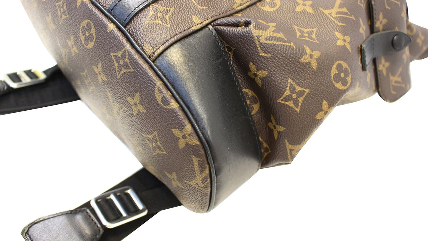 LOUIS VUITTON Monogram Macassar Canvas Christopher PM Backpack Bag