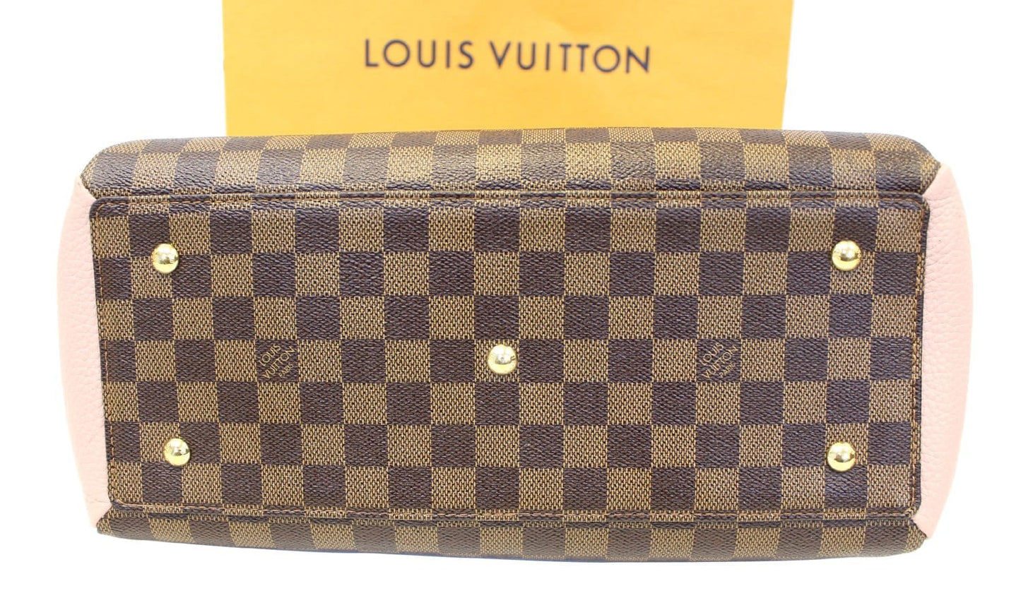 LOUIS VUITTON Damier Ebene Magnolia Normandy Shoulder Bag
