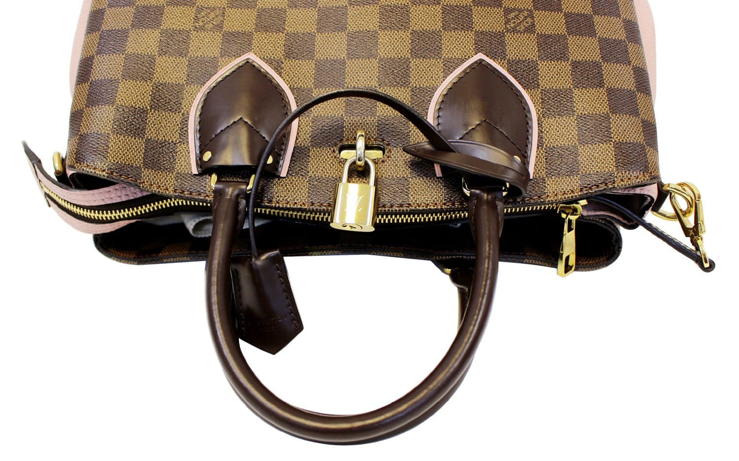 LOUIS VUITTON Damier Ebene Magnolia Normandy Shoulder Bag