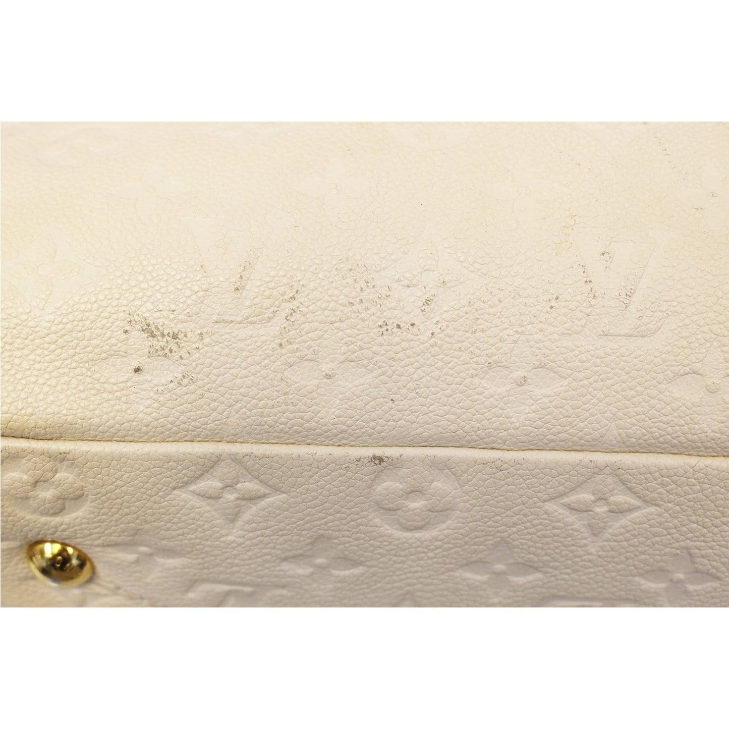 LOUIS VUITTON Artsy MM Empreinte Leather Shoulder Bag Beige