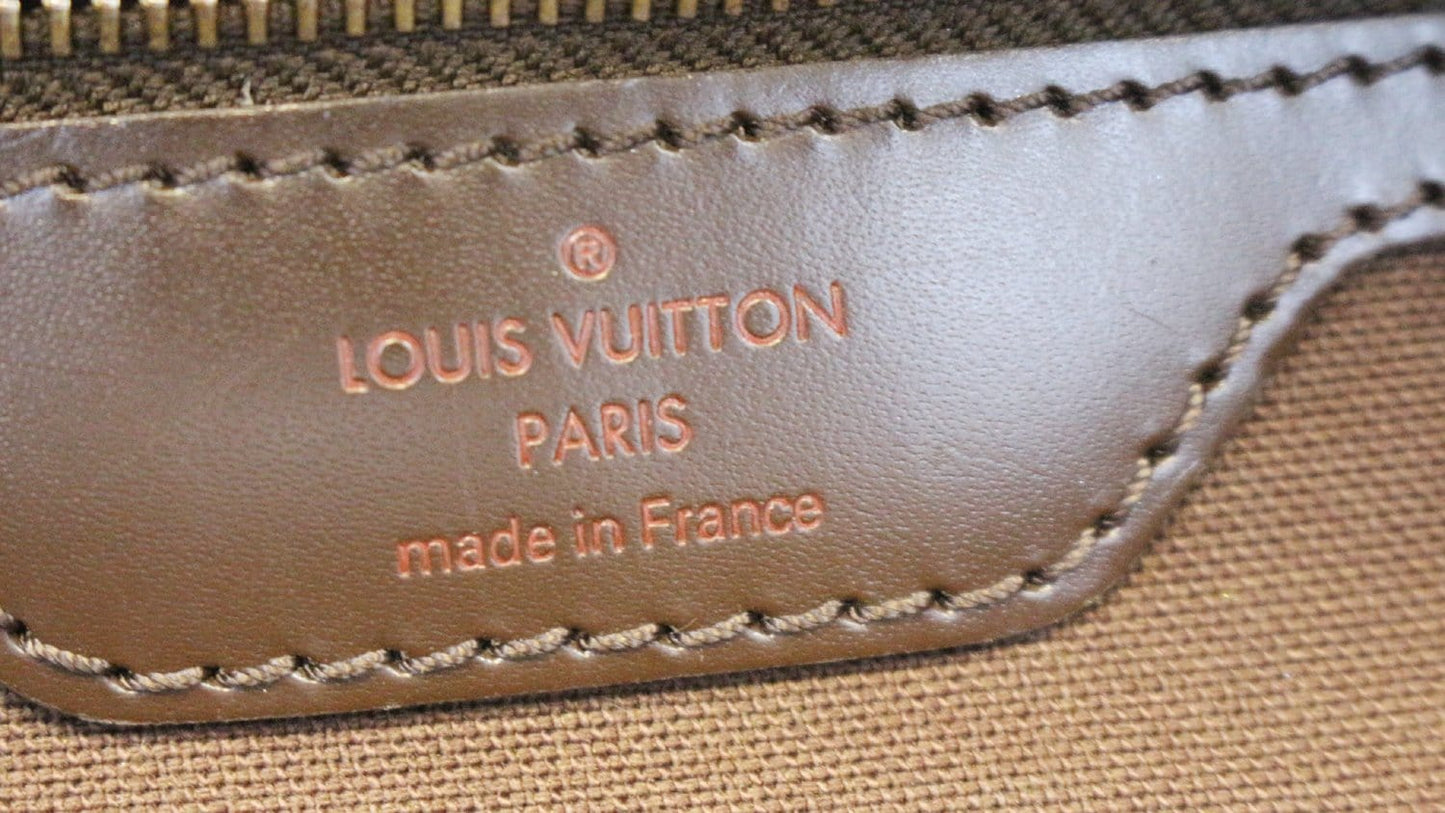 LOUIS VUITTON Damier Ebene Greenwich PM Travel Bag - Sale