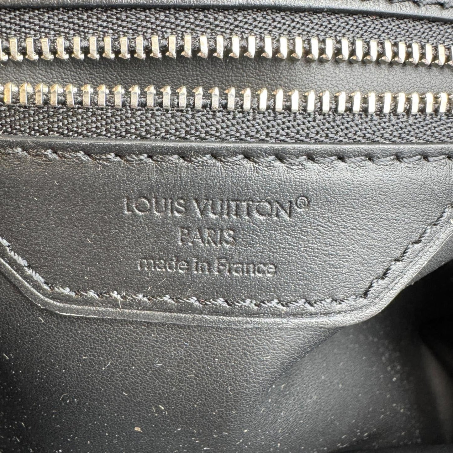 LOUIS VUITTON Speedy Soft 30 Dark Monogram Canvas Shoulder Bag Brown