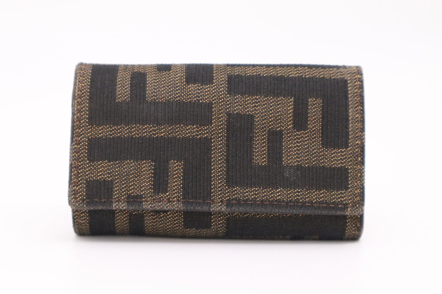 Fendi Key Case in Zucca Canvas