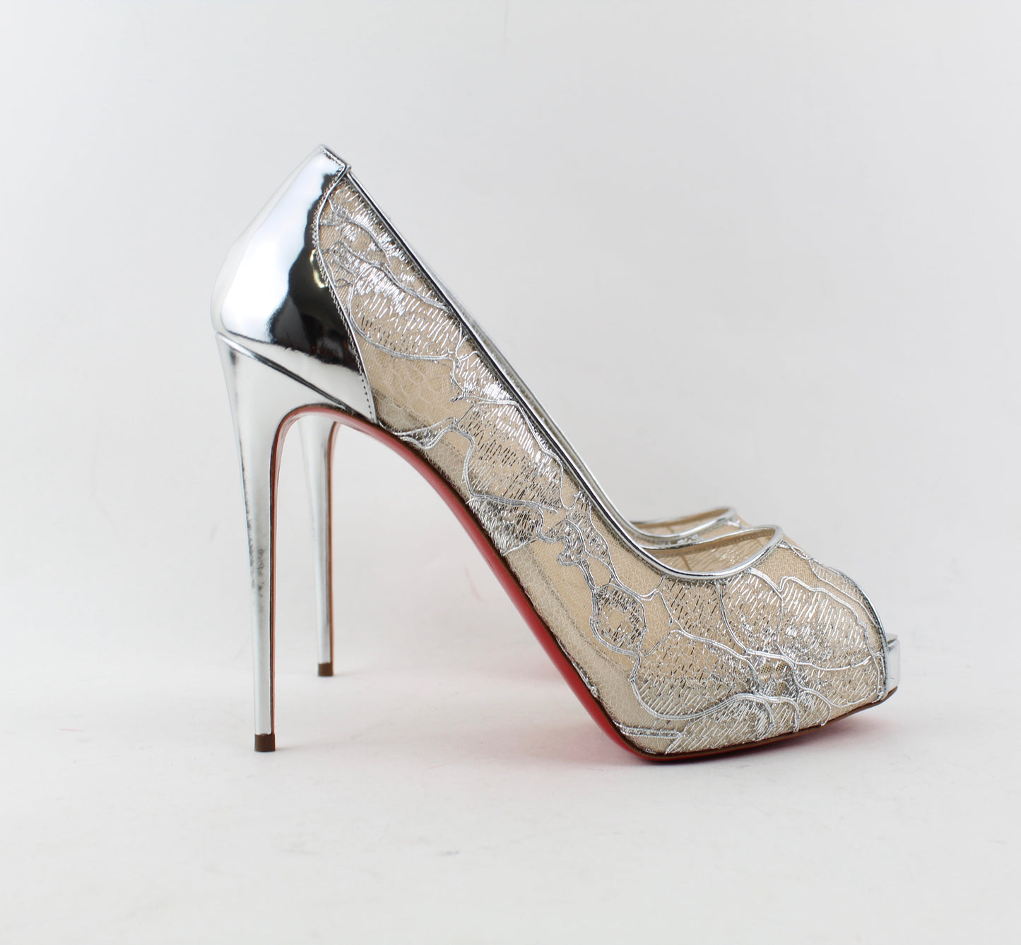 CHRISTIAN LOUBOUTIN VERY LACE 120MM SIZE 40