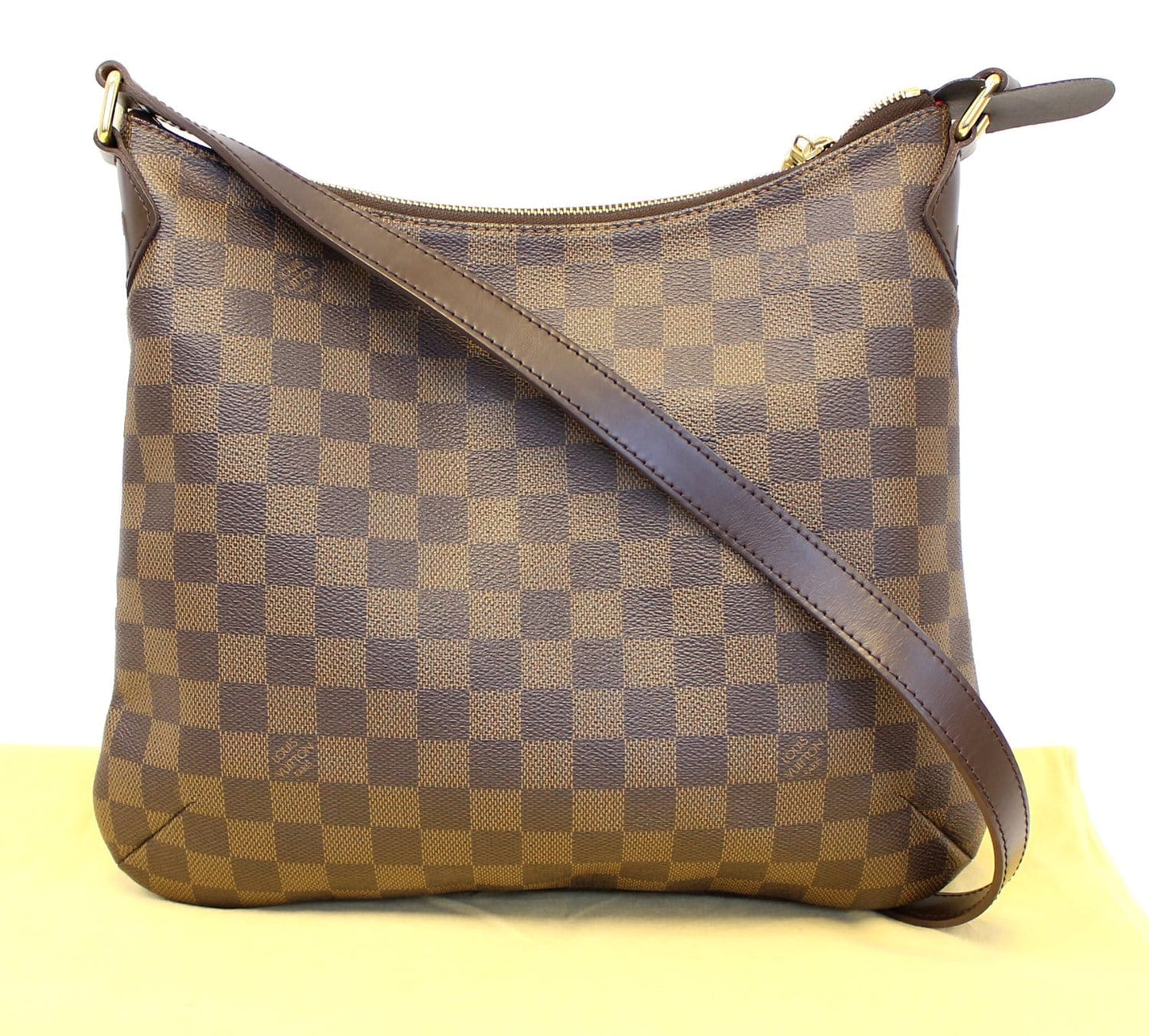 LOUIS VUITTON Damier Ebene Bloomsbury PM Crossbody Bag