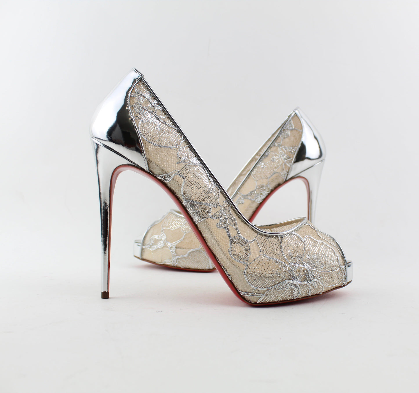 CHRISTIAN LOUBOUTIN VERY LACE 120MM SIZE 40