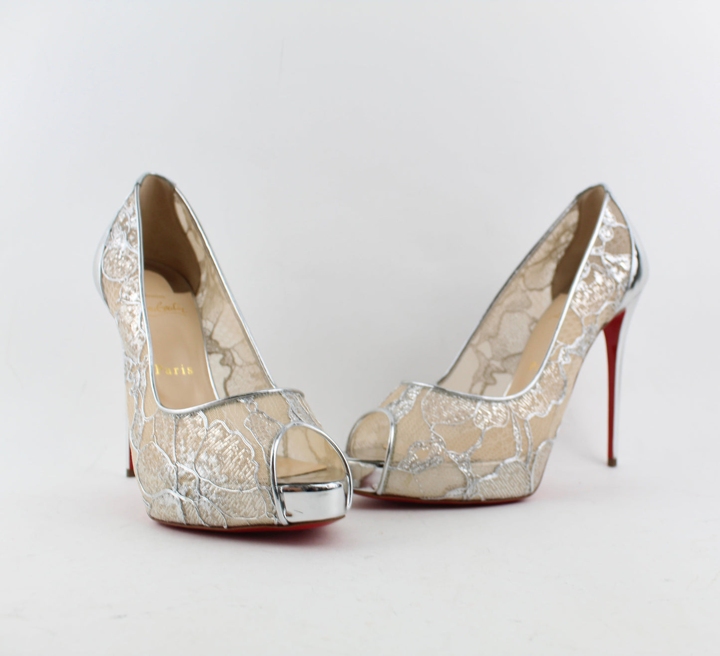 CHRISTIAN LOUBOUTIN VERY LACE 120MM SIZE 40