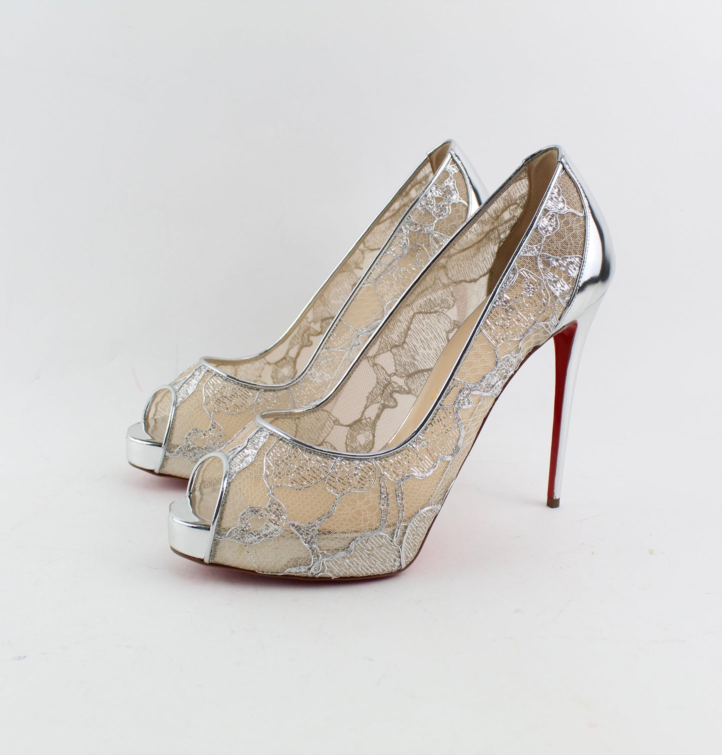 CHRISTIAN LOUBOUTIN VERY LACE 120MM SIZE 40