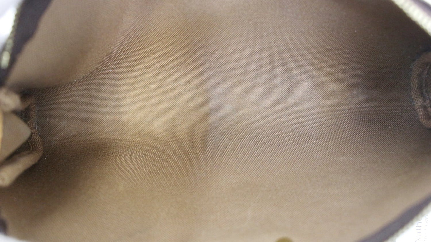 LOUIS VUITTON Monogram Canvas Pochette Eva Clutch Crossbody Bag