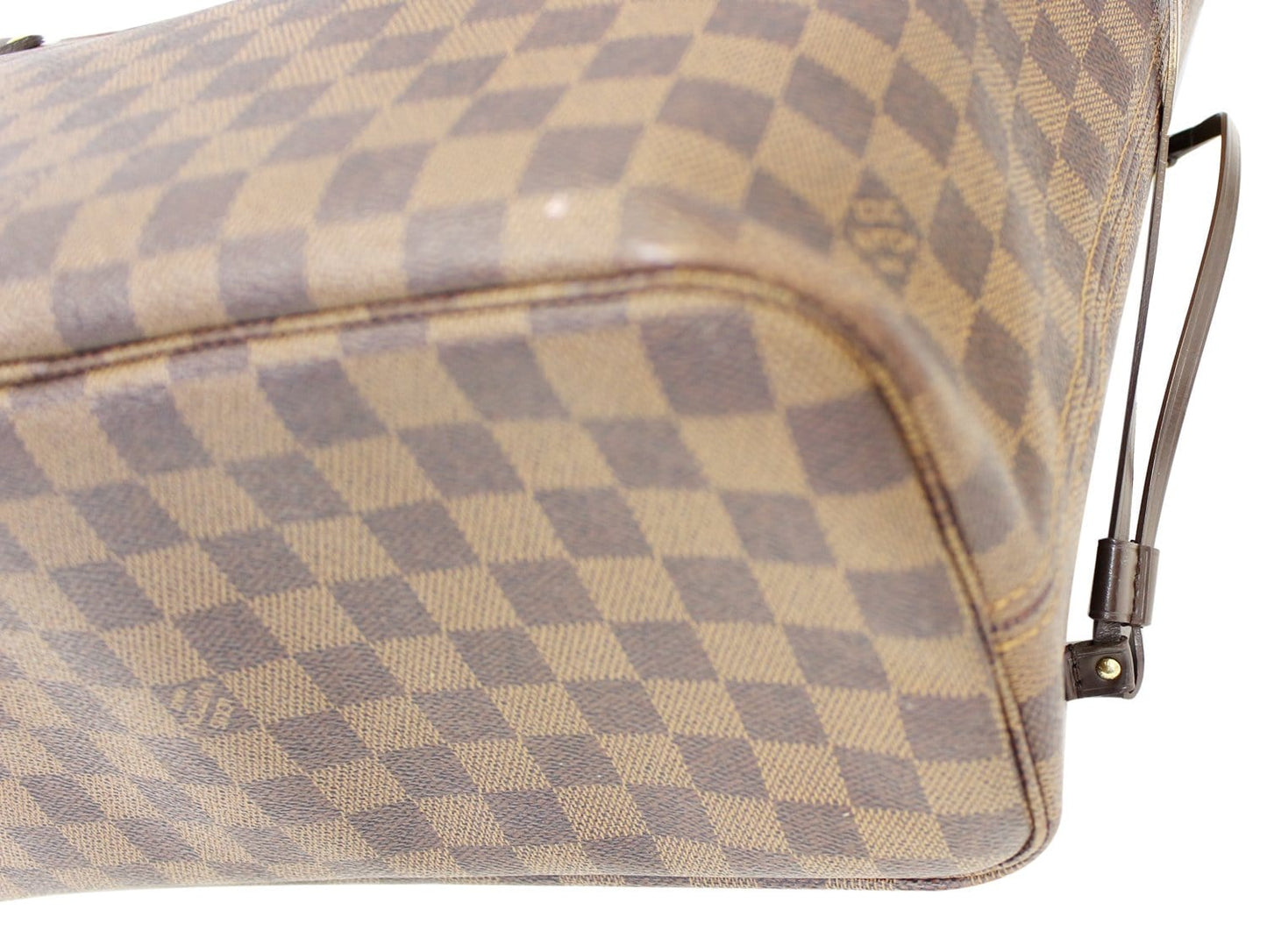 LOUIS VUITTON Damier Ebene Neverfull MM Tote Shoulder Bag
