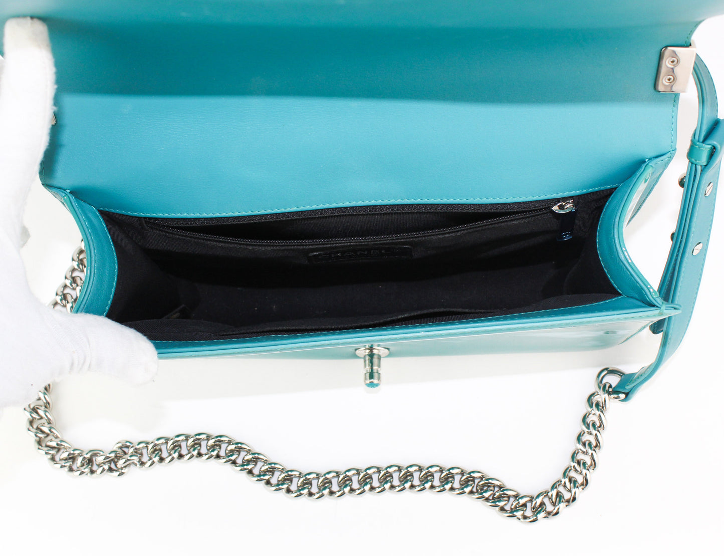 Chanel Patent Large Boy Bag