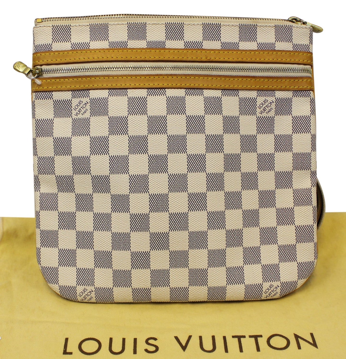 LOUIS VUITTON Damier Azur Pochette Bosphore Crossbody Bag