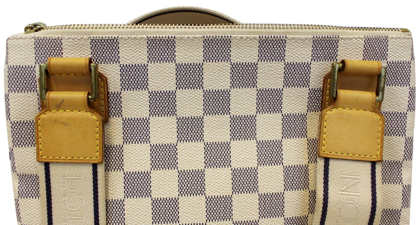 LOUIS VUITTON Damier Azur Pochette Bosphore Crossbody Bag