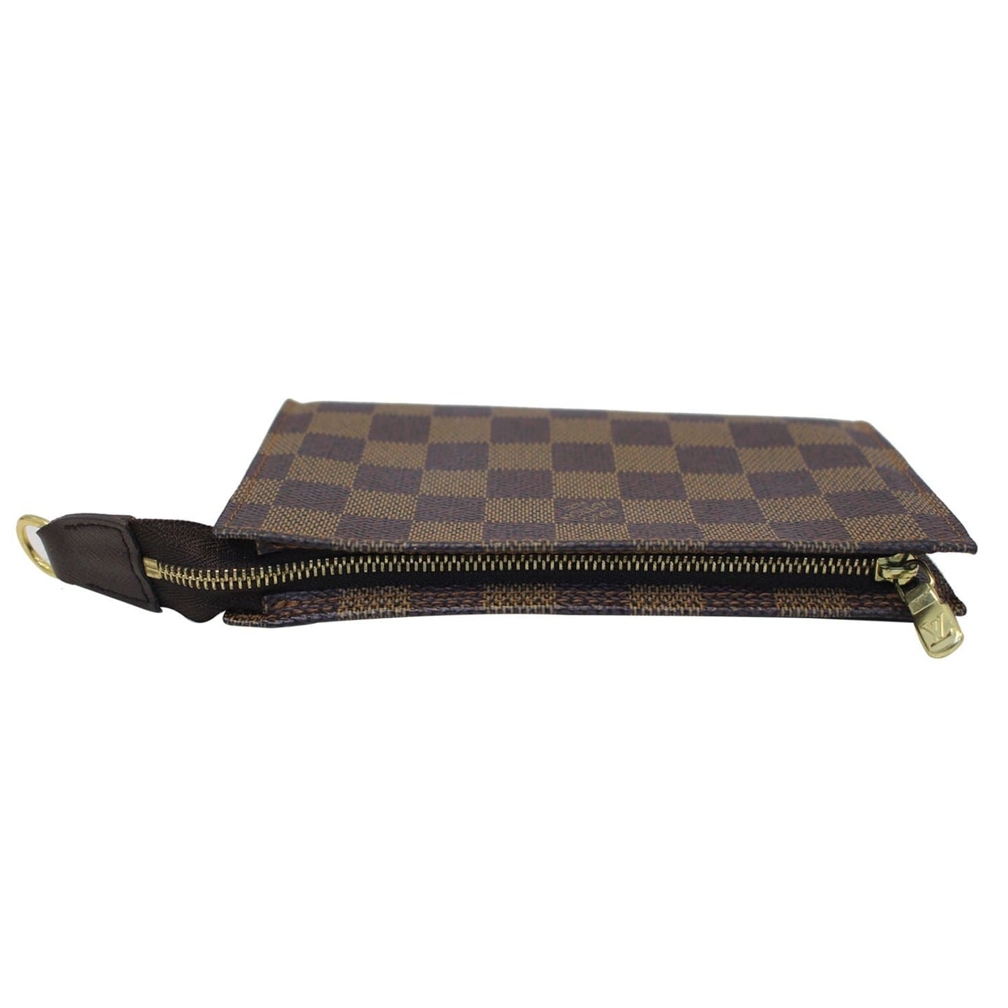 LOUIS VUITTON Damier Ebene Cosmetic Pouch Brown