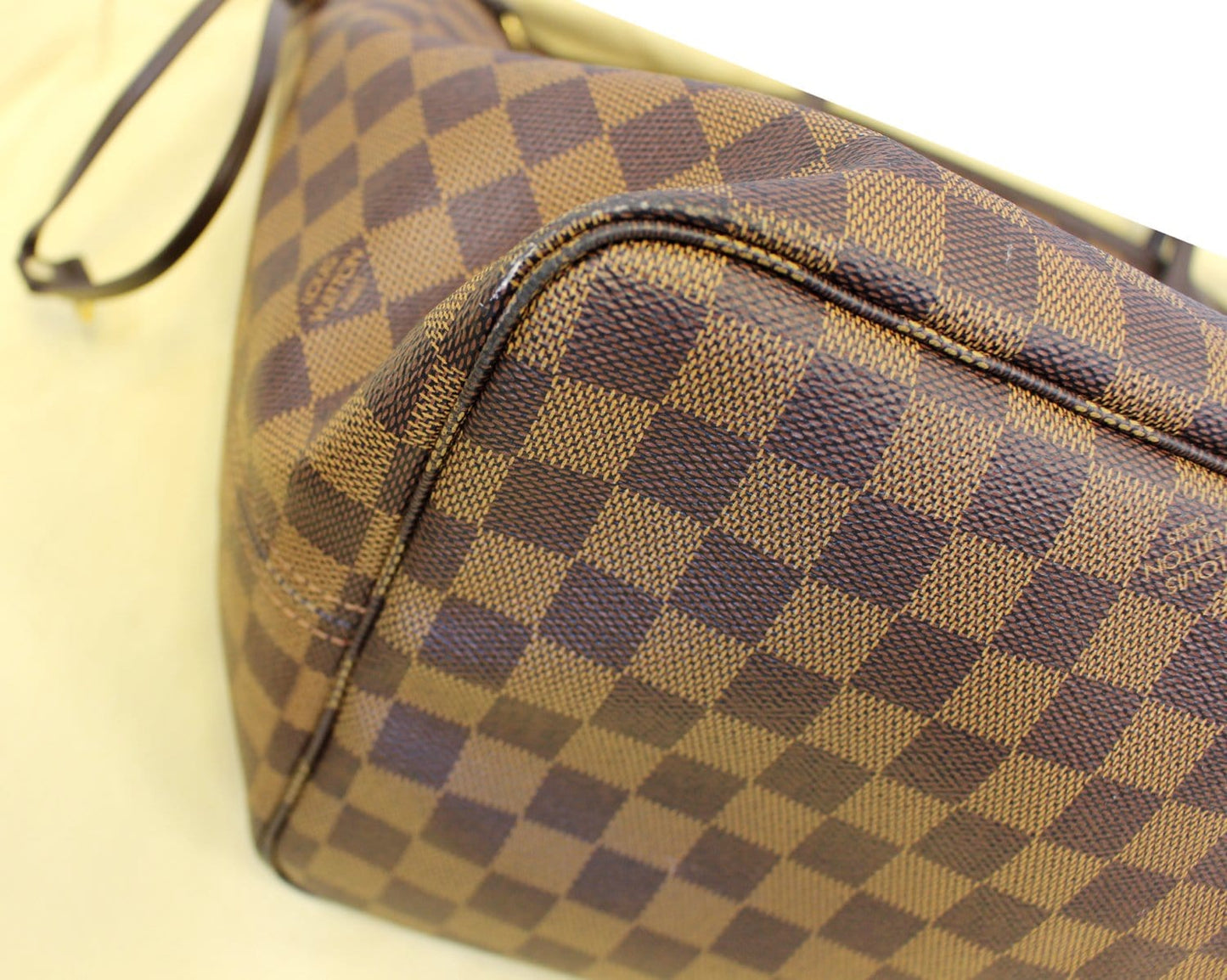 LOUIS VUITTON Damier Ebene Neverfull GM Tote Shoulder Bag