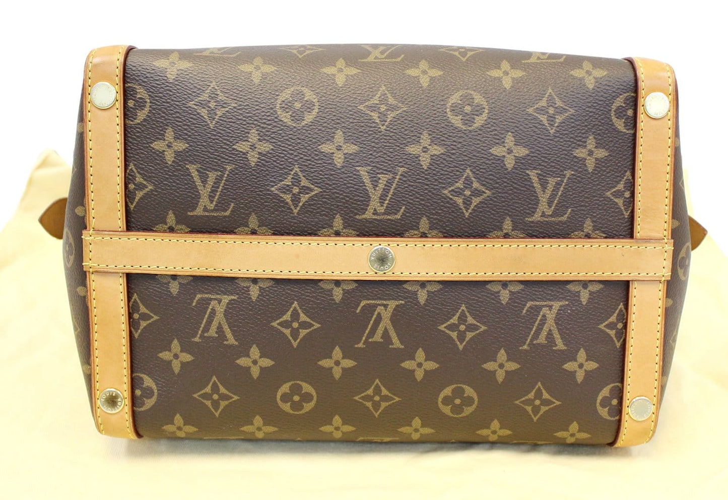LOUIS VUITTON Monogram Brown Marais MM Satchel Bag