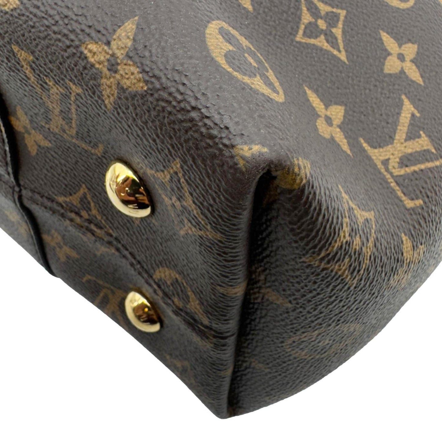 LOUIS VUITTON Melie Monogram Canvas Hobo Bag Brown