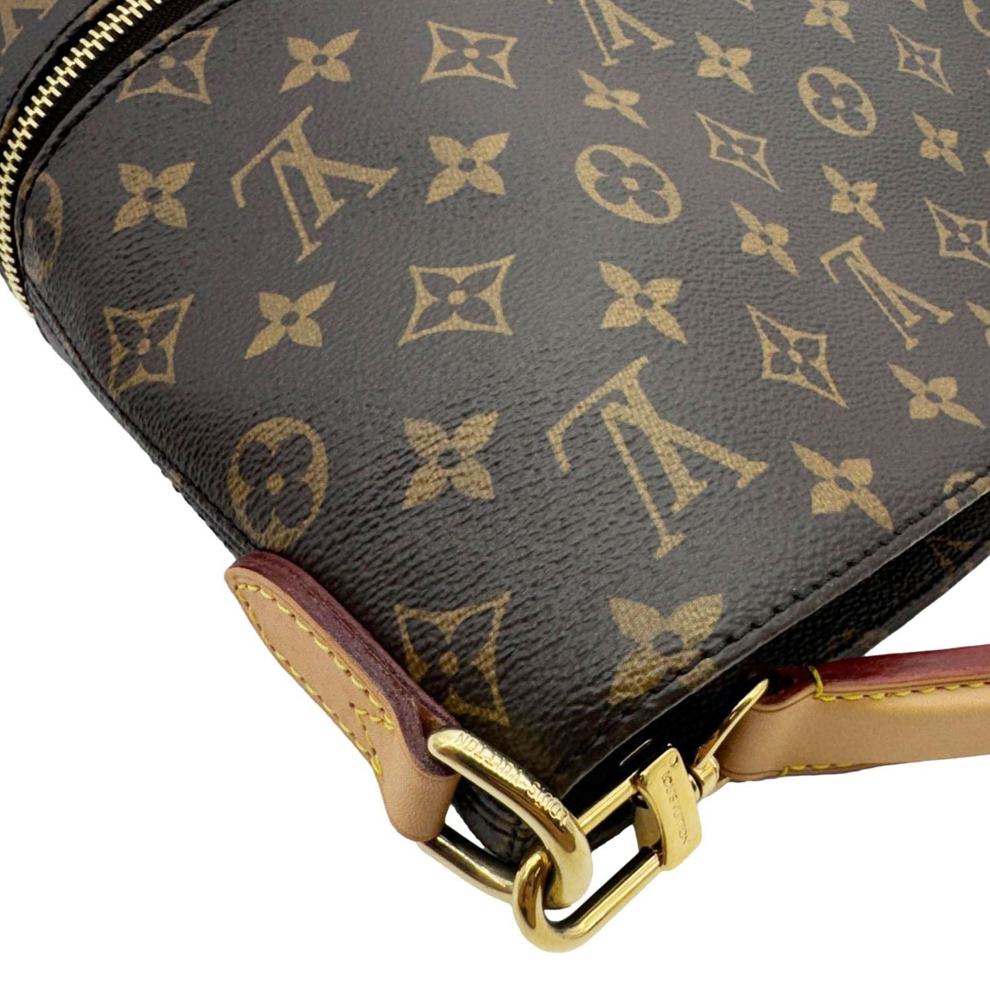 LOUIS VUITTON Melie Monogram Canvas Hobo Bag Brown