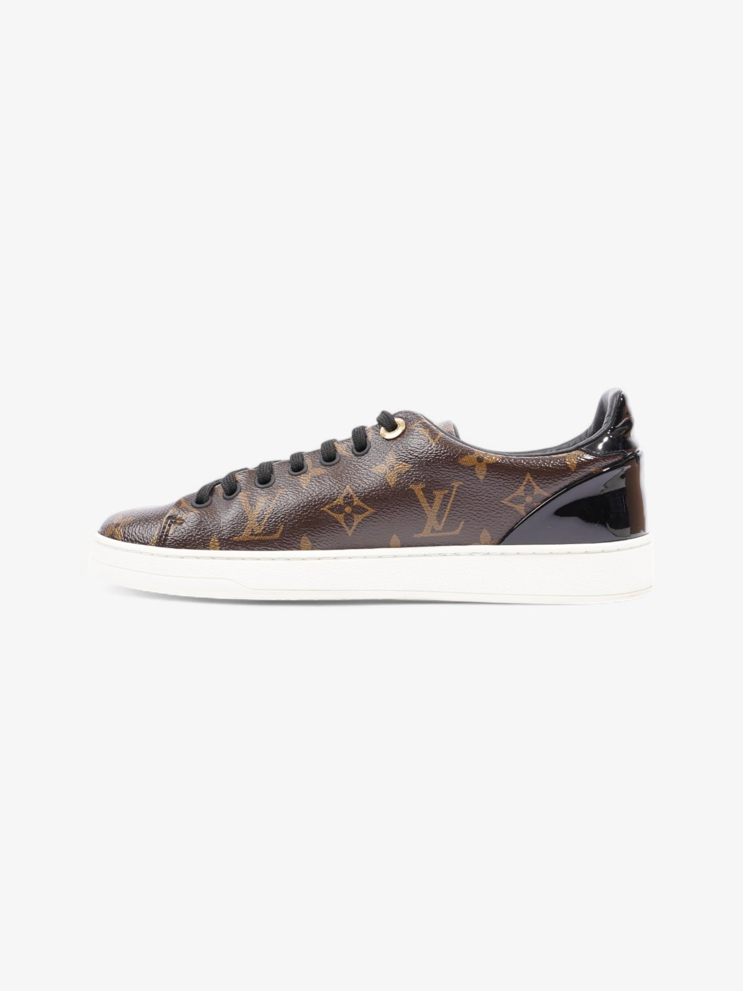 Louis Vuitton Front Row Monogram / Black Coated Canvas EU 37.5 UK 4.5