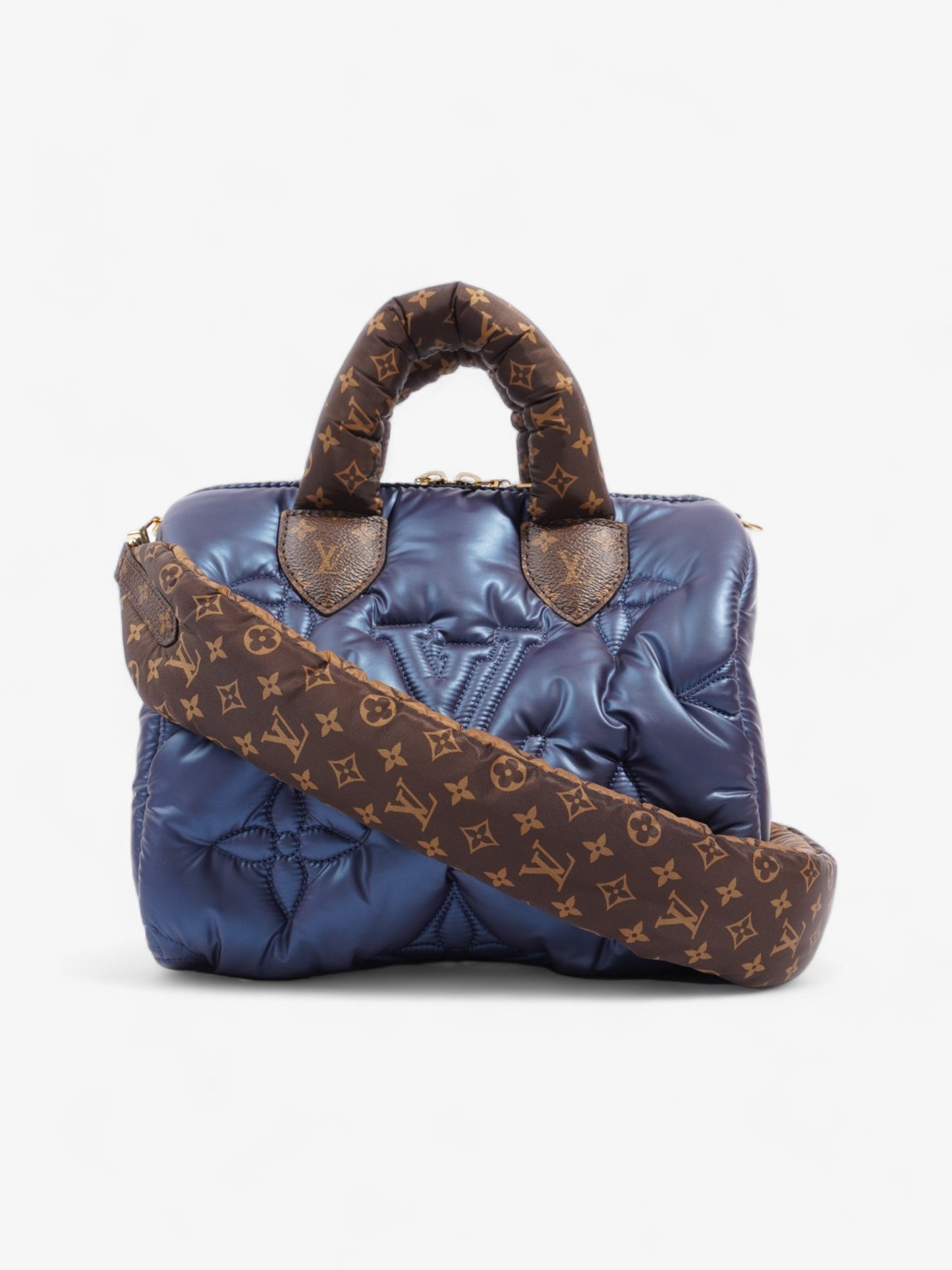 Louis Vuitton Pillow Speedy Bandouliere Navy Blue / Monogram Nylon 25