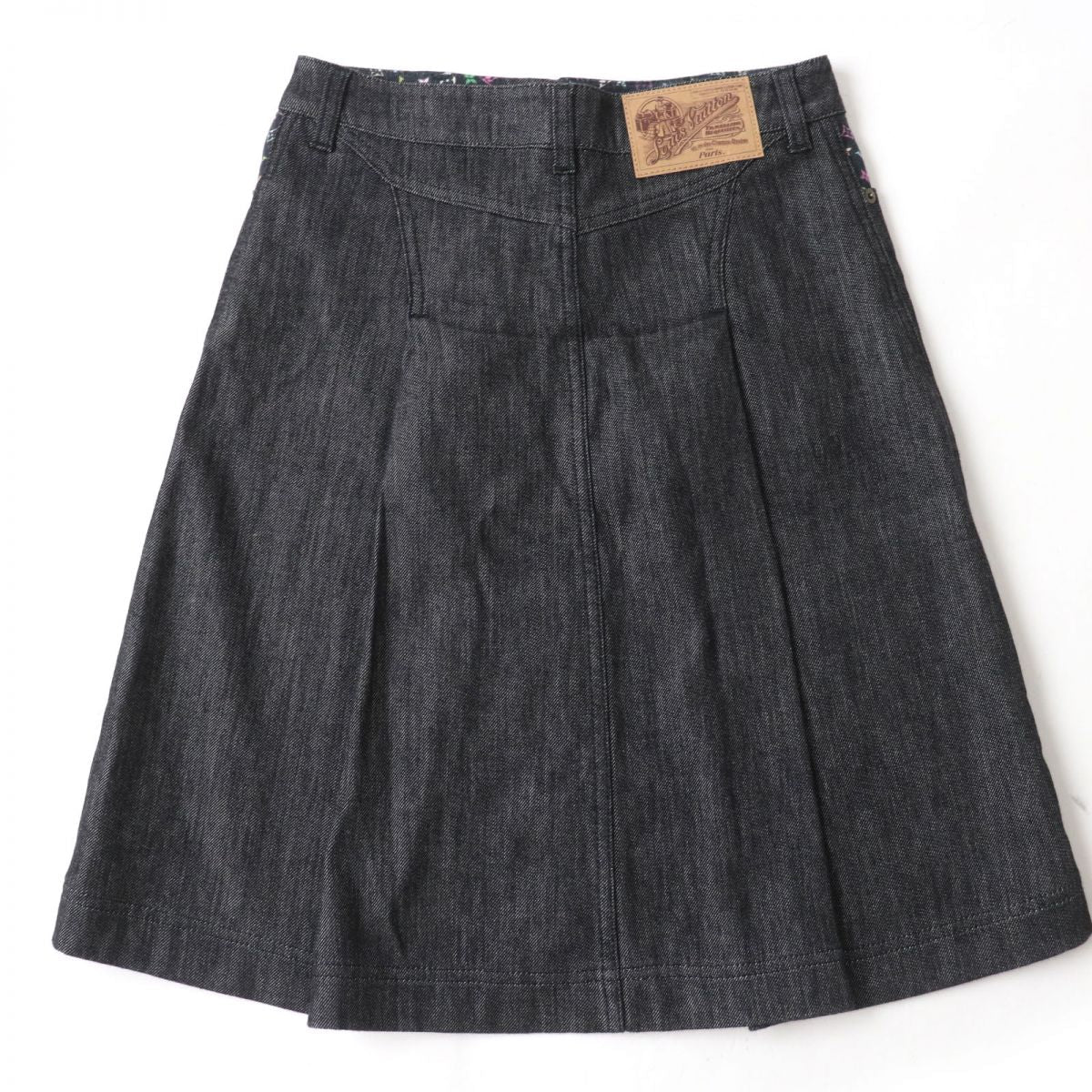 LOUIS VUITTON skirt Main: 100% cotton Black x multicolor Women 34