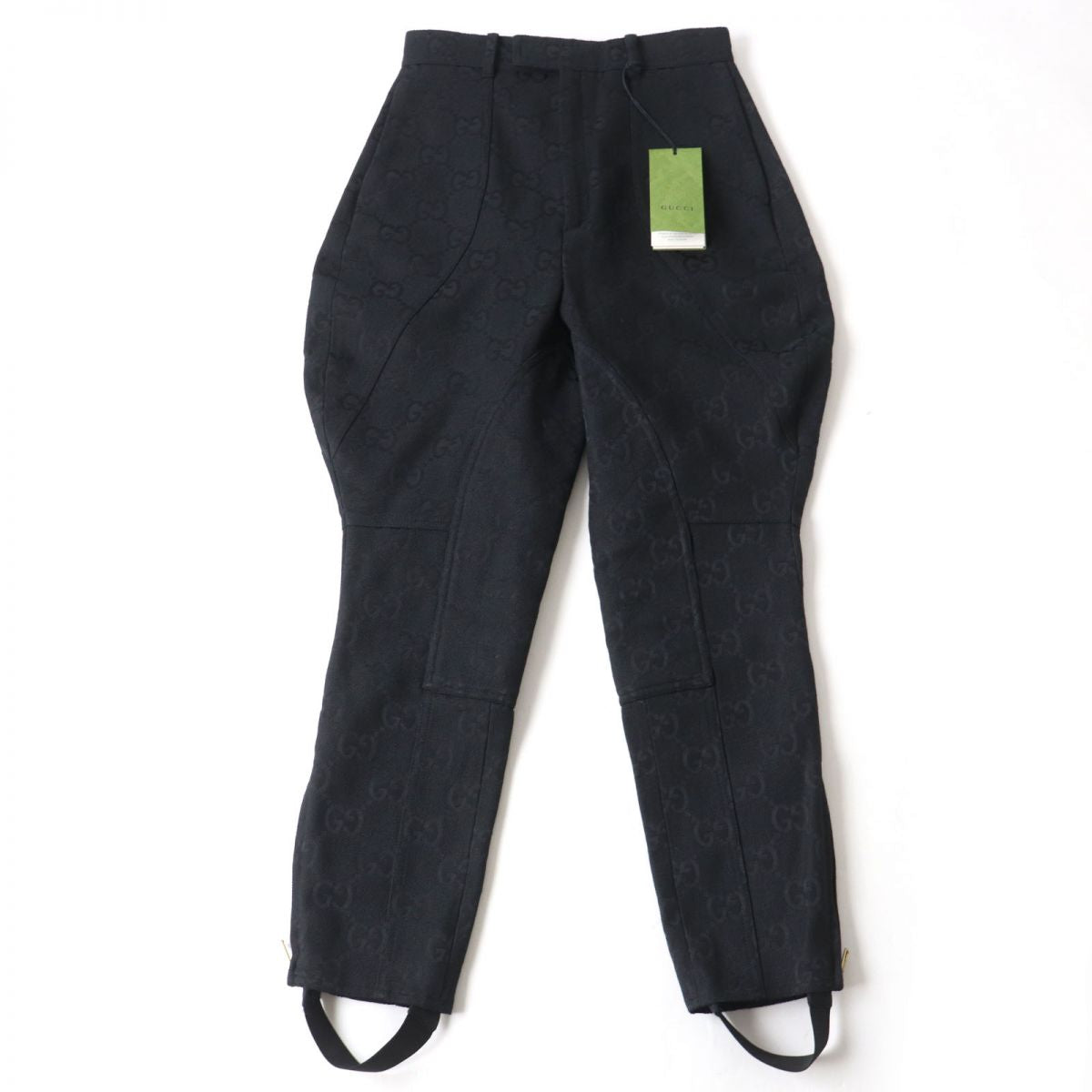 GUCCI Pants Main: 70% cotton, Main: 30% polyester black Women 40