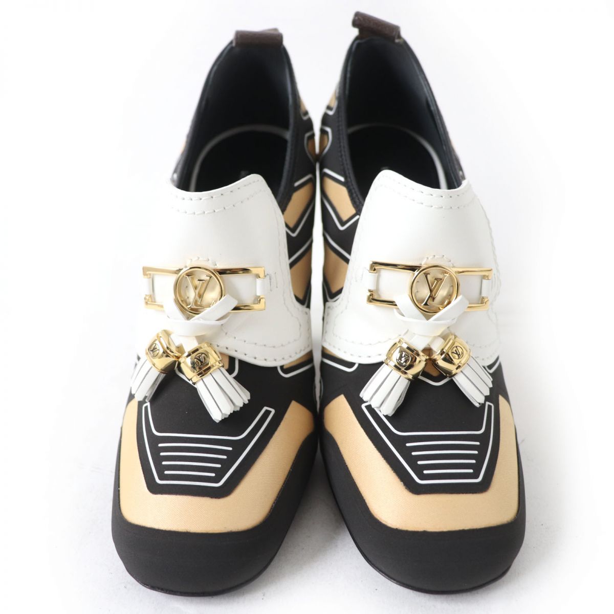 LOUIS VUITTON Booties MA0210 leather multicolor Women 36